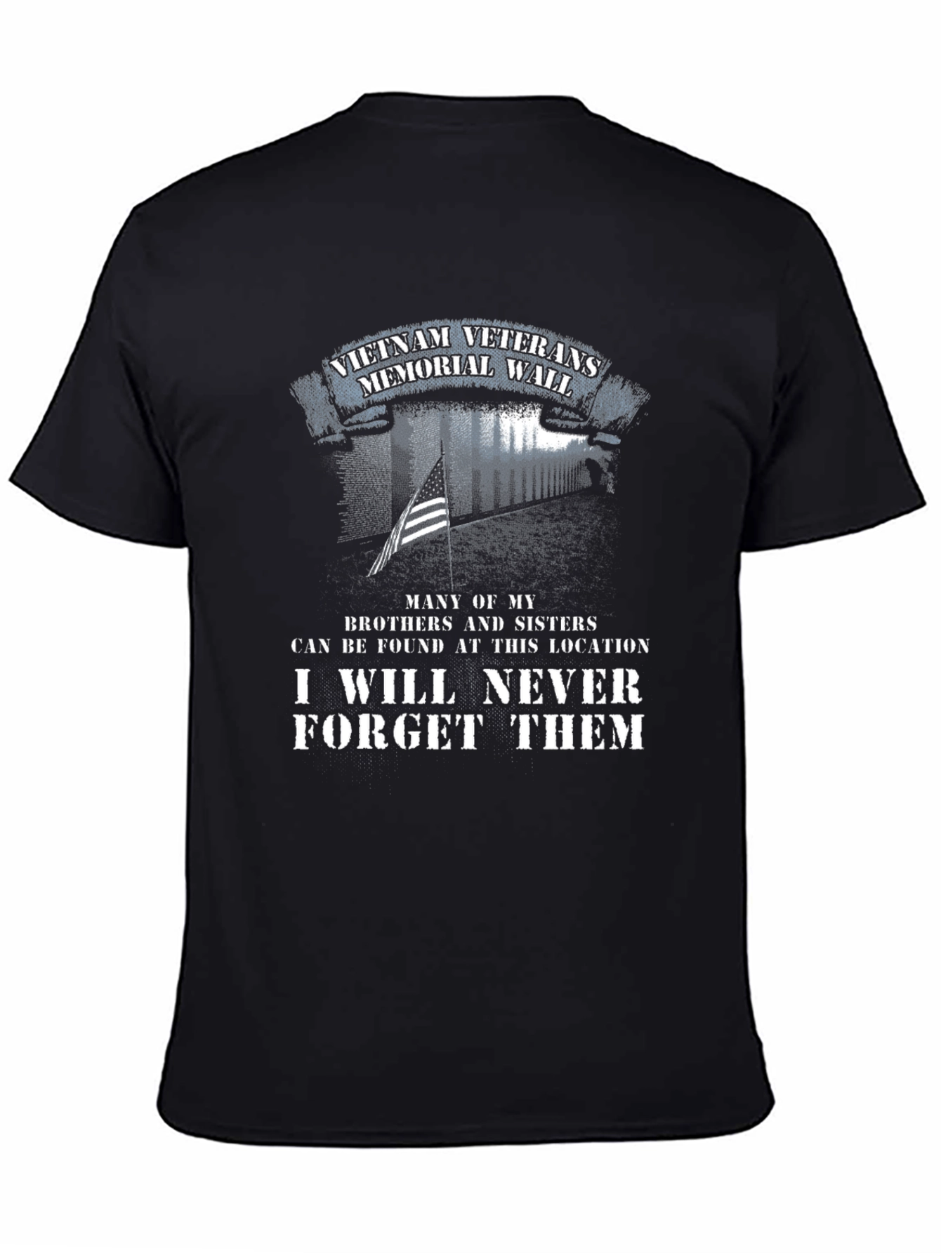 Vietnam Veterans Memorial Wall T-Shirt
