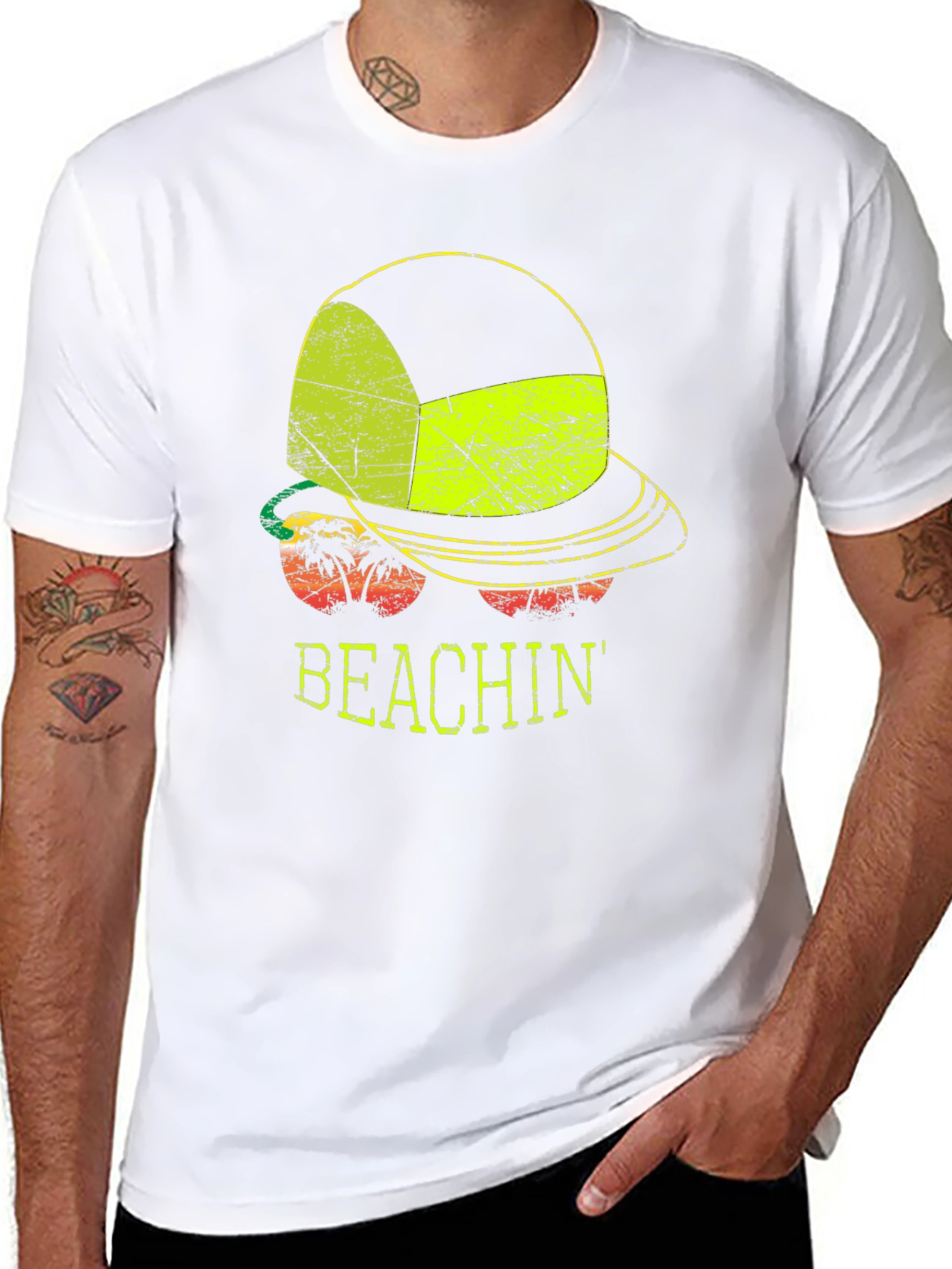 Beachin Graphic Tee - Summer Vibes