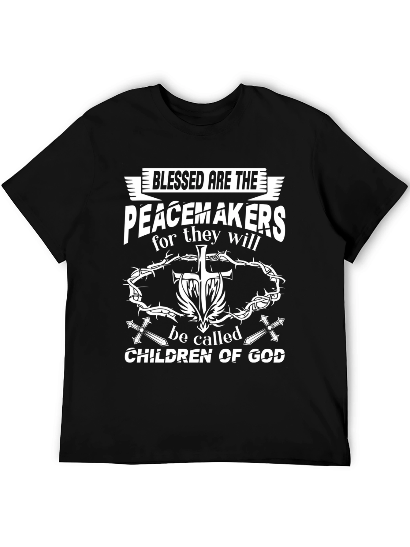 Blessed Are The Peacemakers Graphic T-Shirt