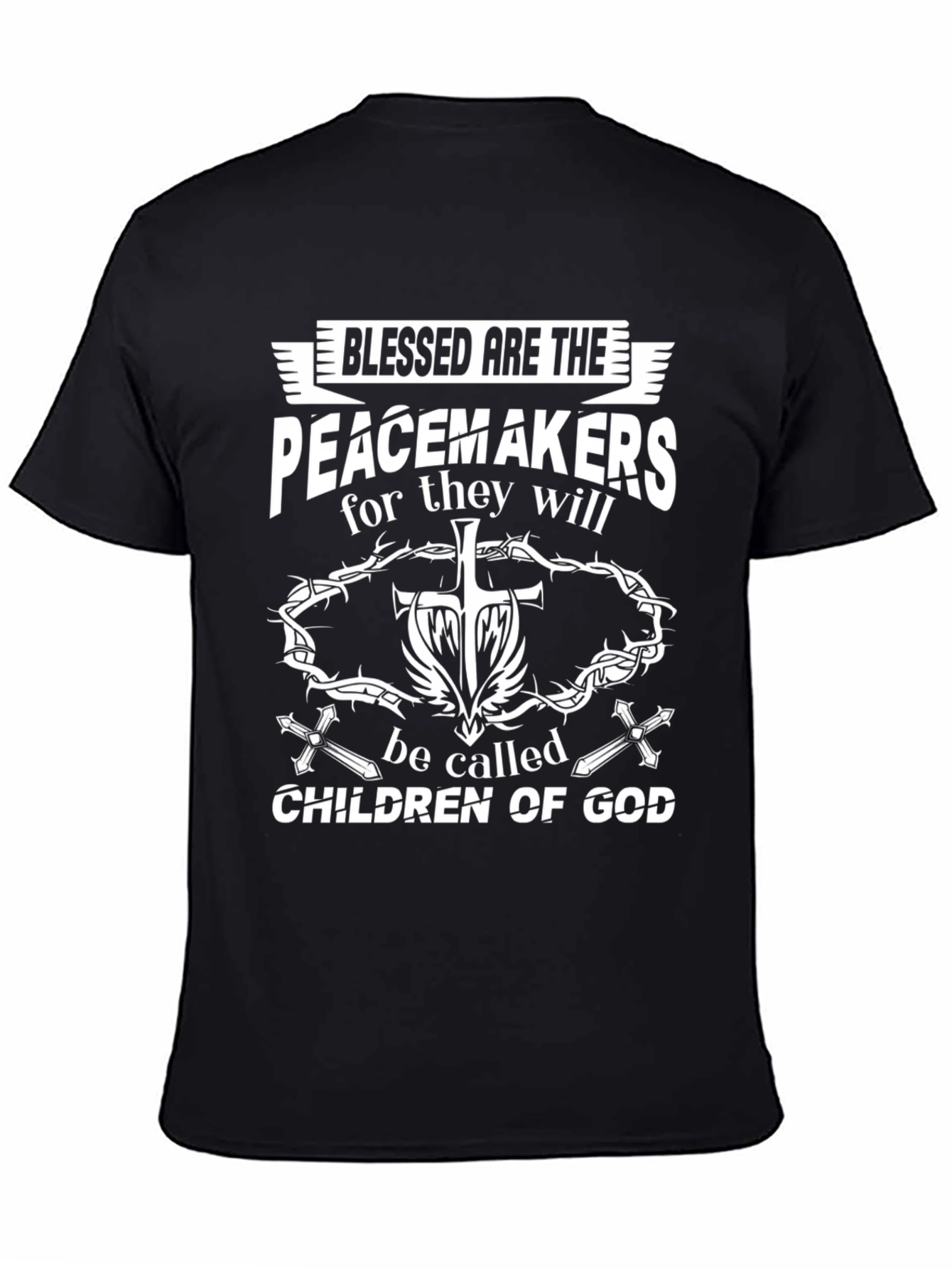 Blessed Are The Peacemakers Graphic T-Shirt