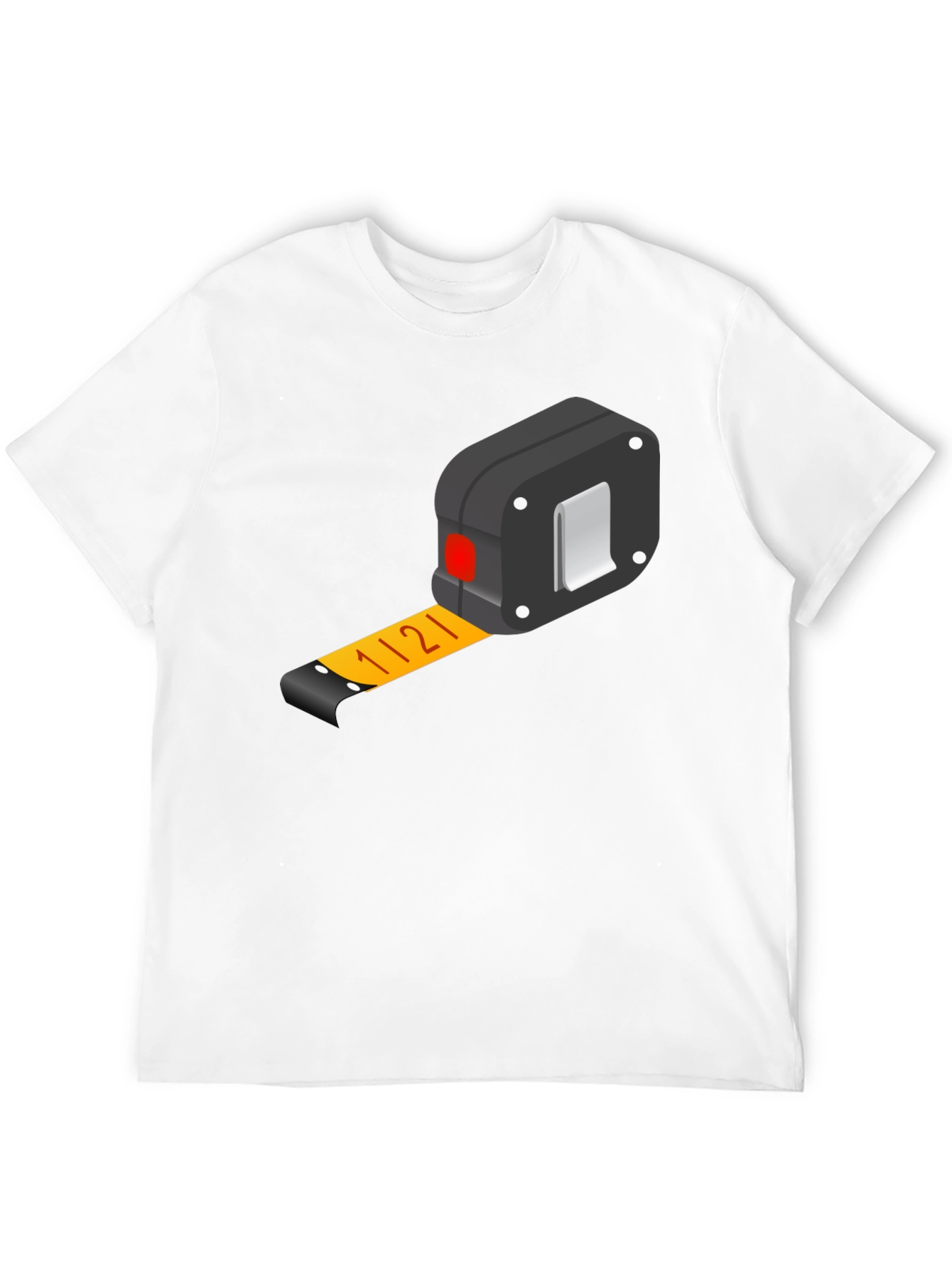 Measure Up: Novelty Tape Measure Graphic Tee