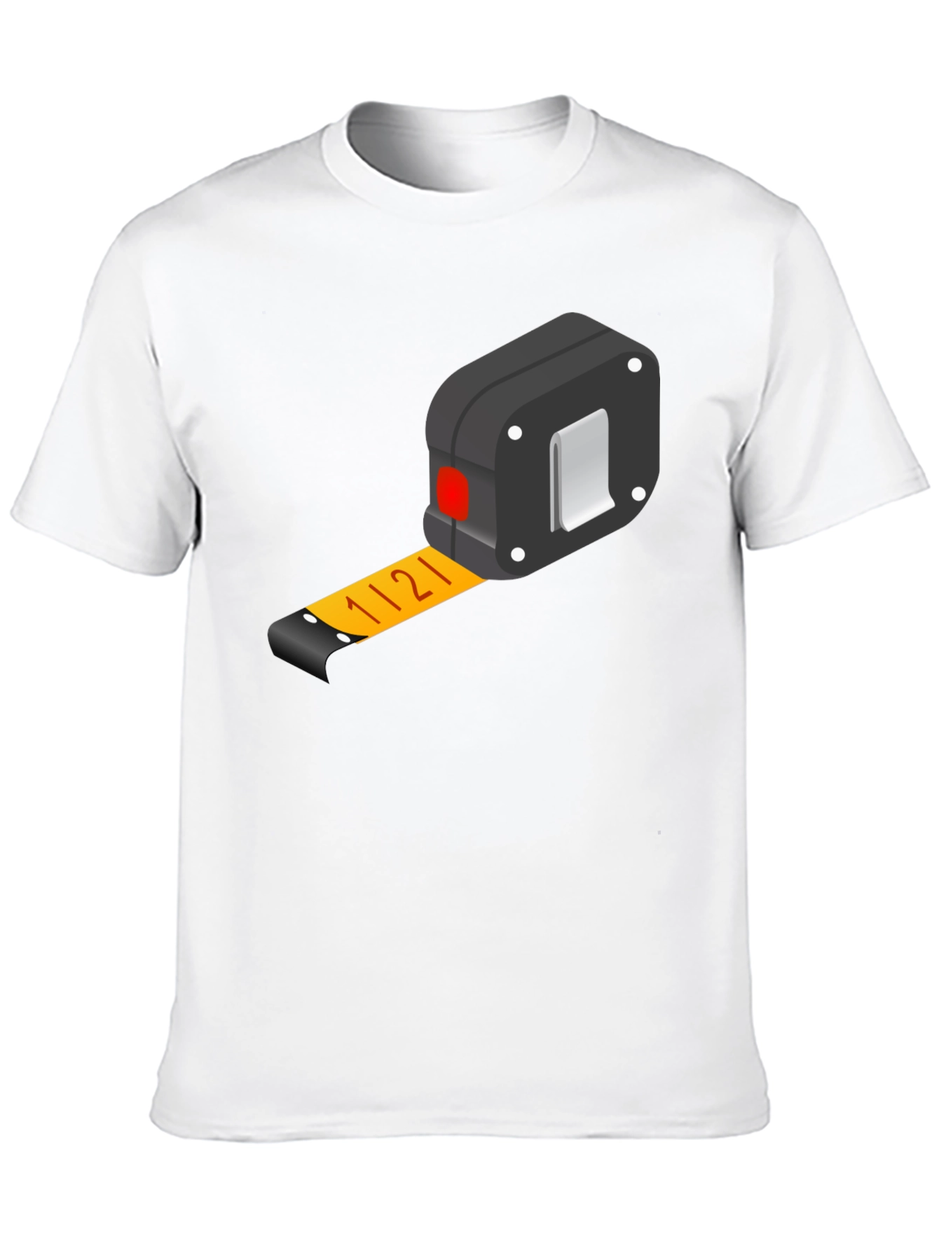 Measure Up: Novelty Tape Measure Graphic Tee