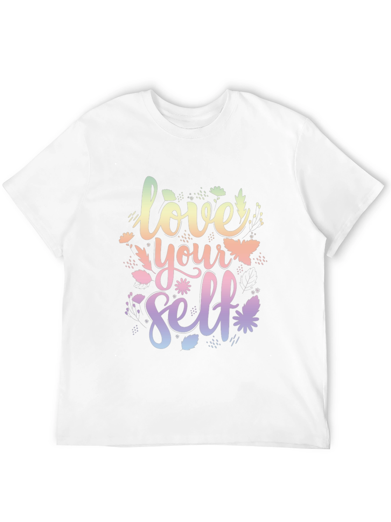 Love Yourself Graphic Tee - Black Cotton T-Shirt