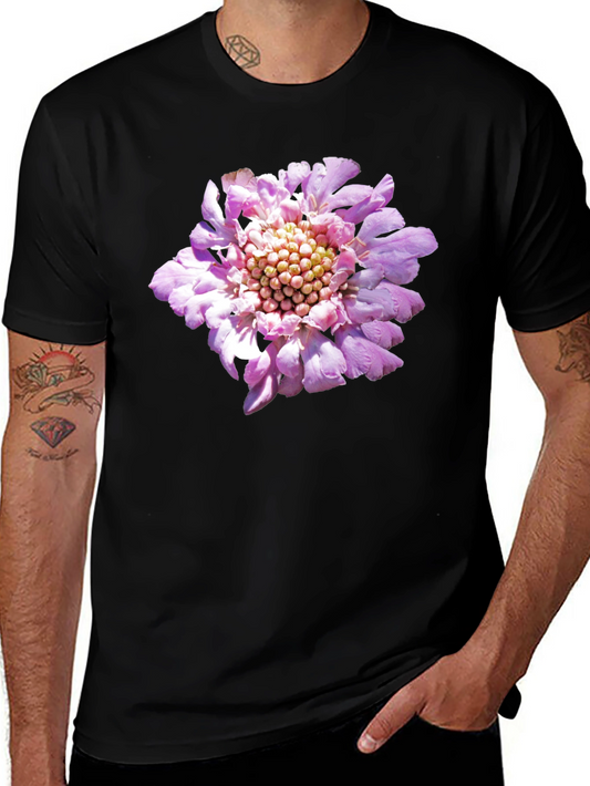 Floral Print Black T-Shirt