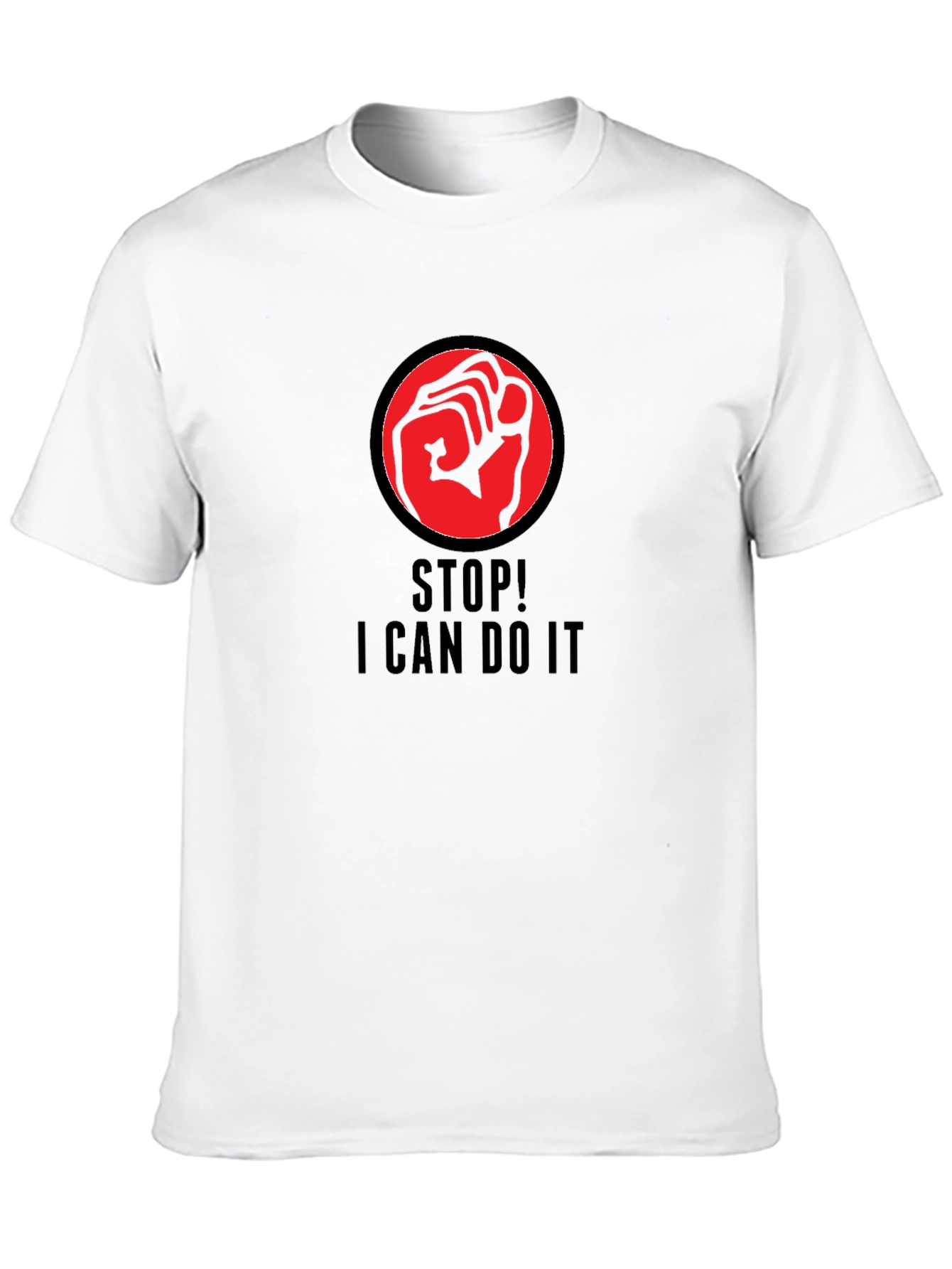 Empowering Stop! I Can Do It Graphic T-Shirt