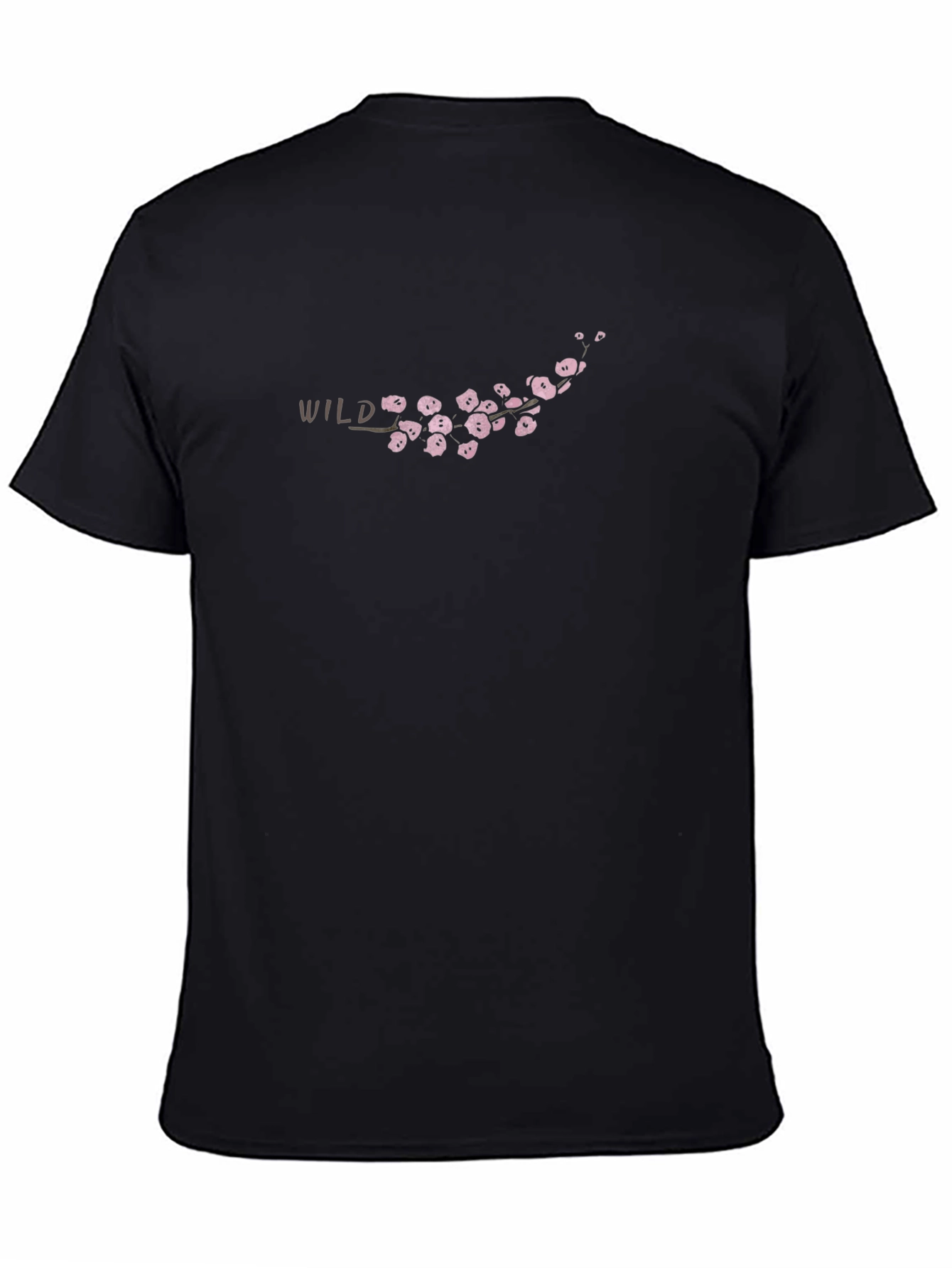 Wild Cherry Blossom T-Shirt - Black