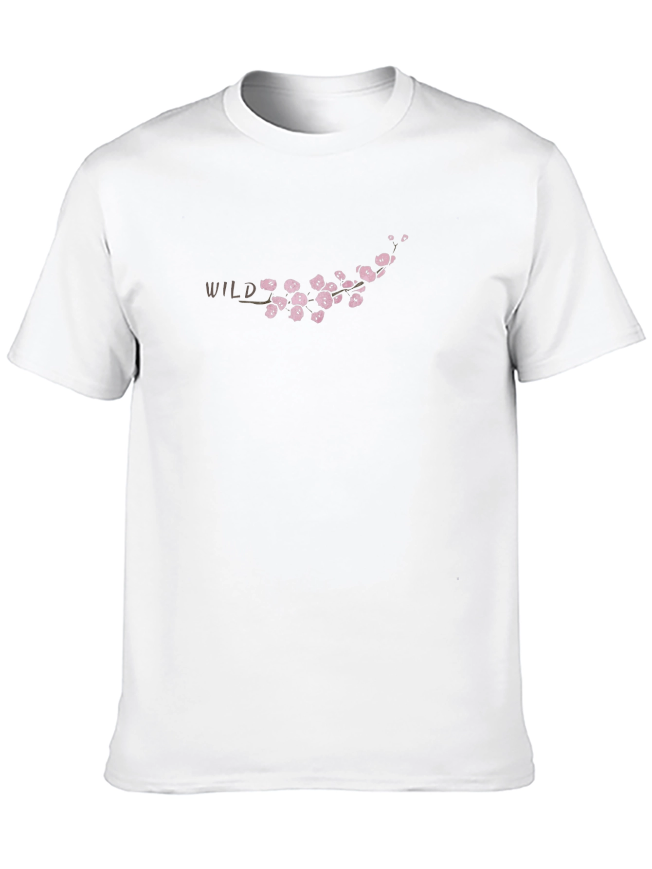 Wild Cherry Blossom T-Shirt - Black