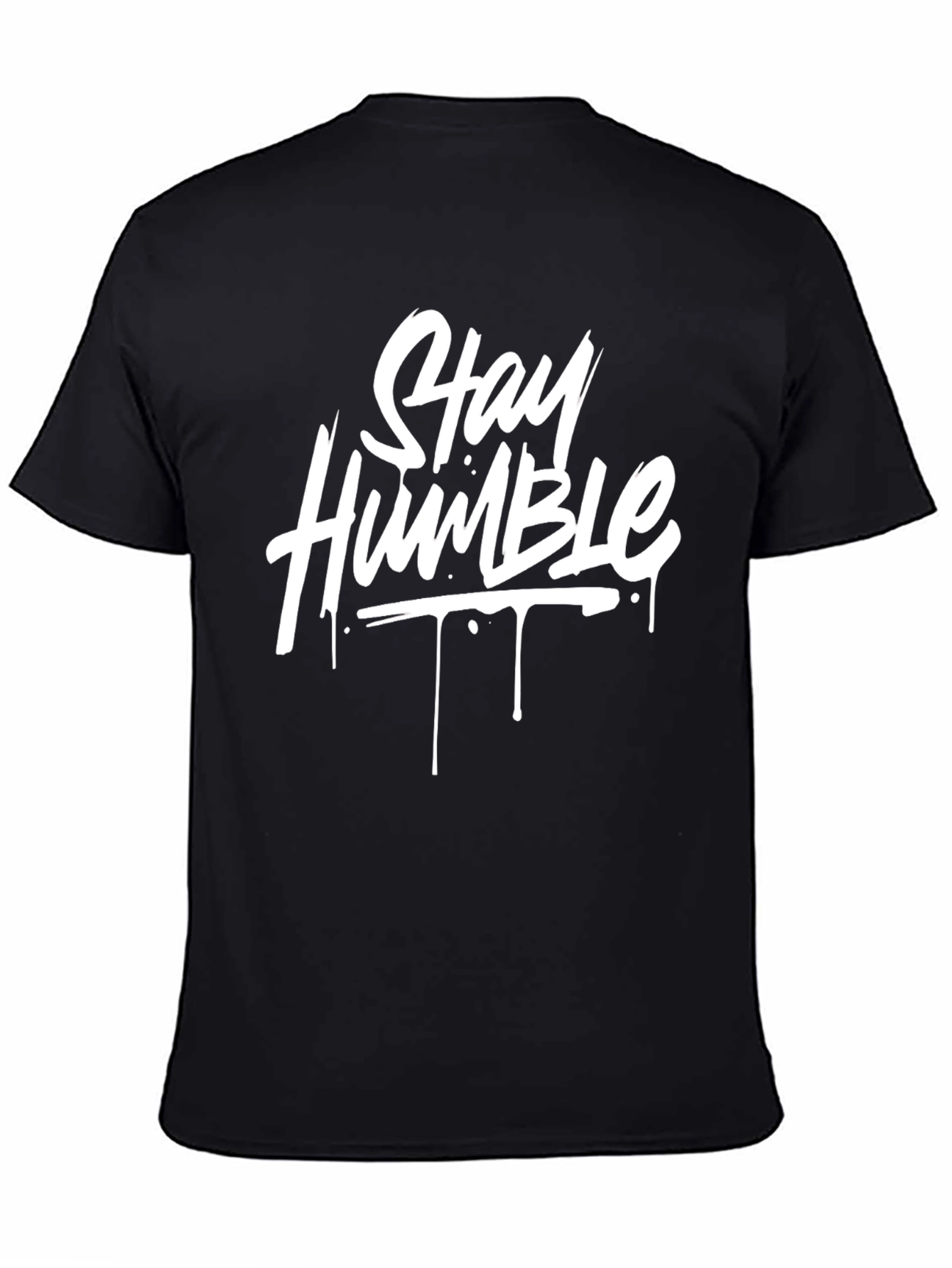 Stay Humble Black Graphic Tee