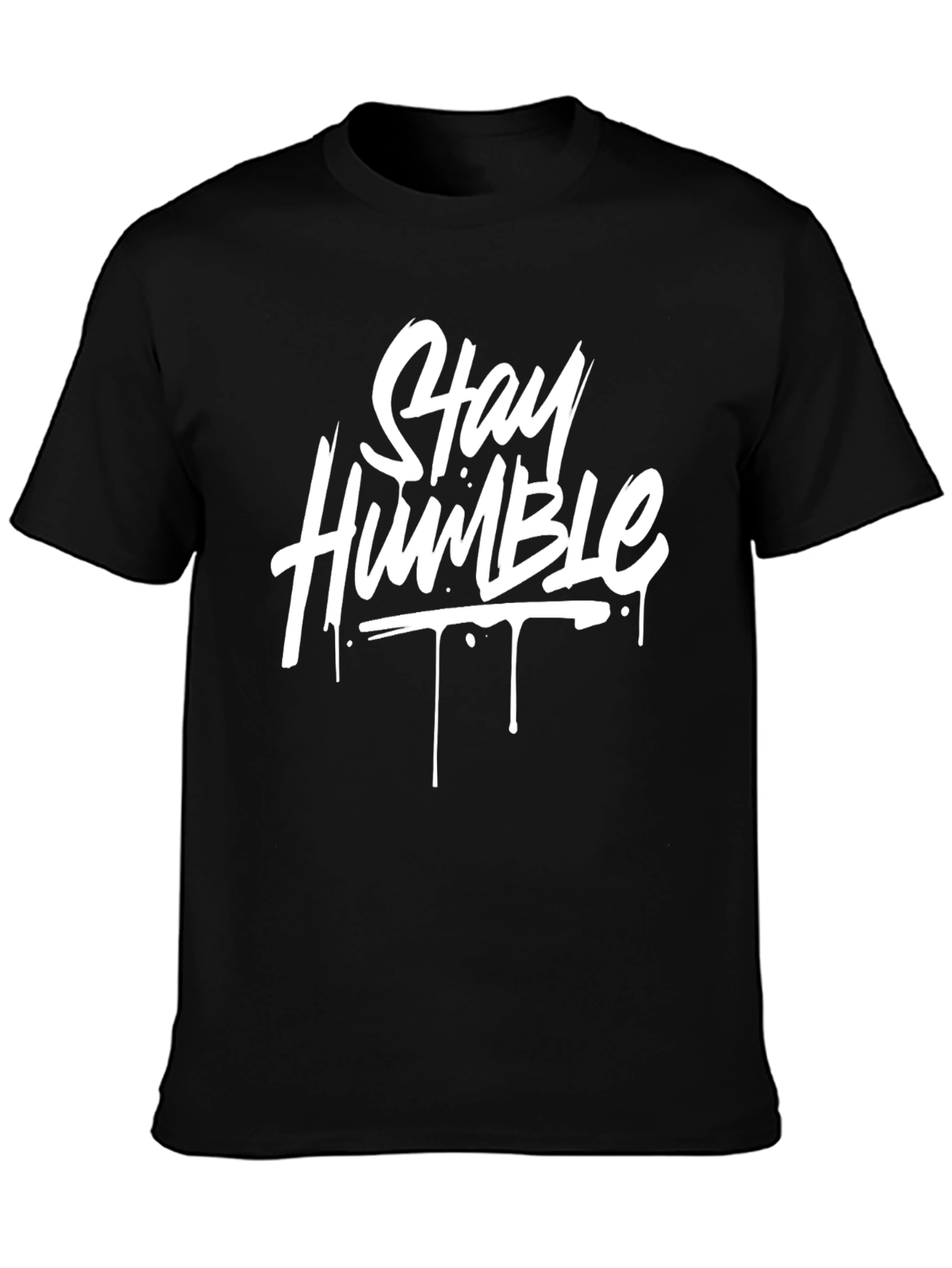 Stay Humble Black Graphic Tee