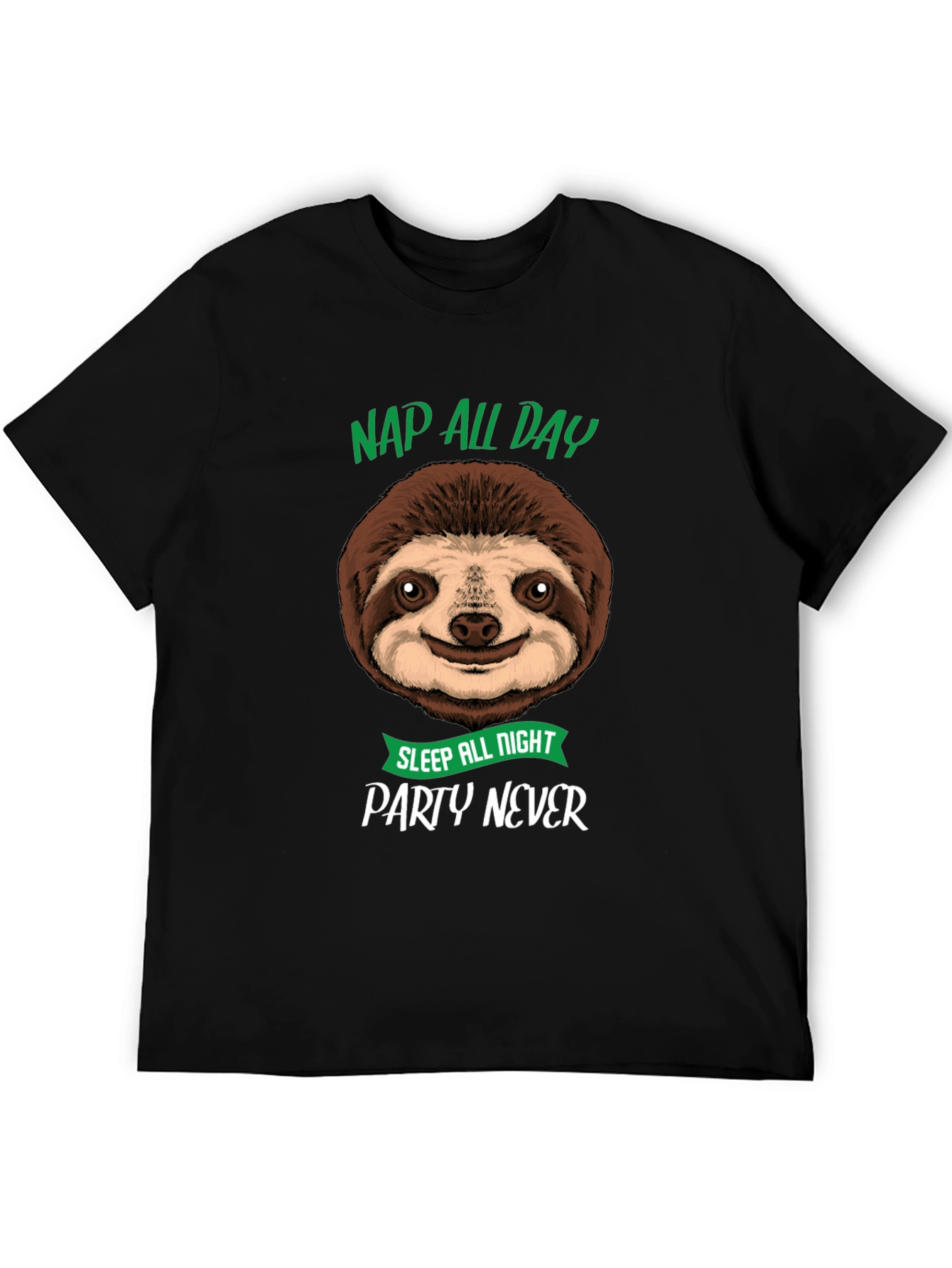 Nap All Day Sloth Graphic Tee