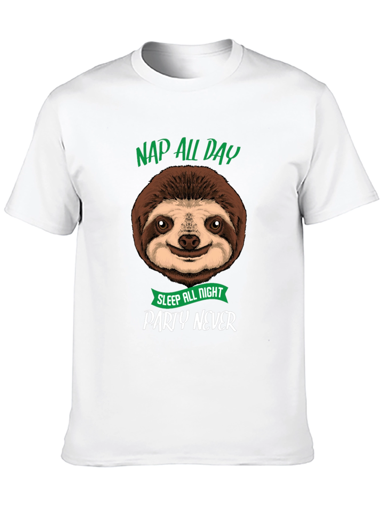 Nap All Day Sloth Graphic Tee