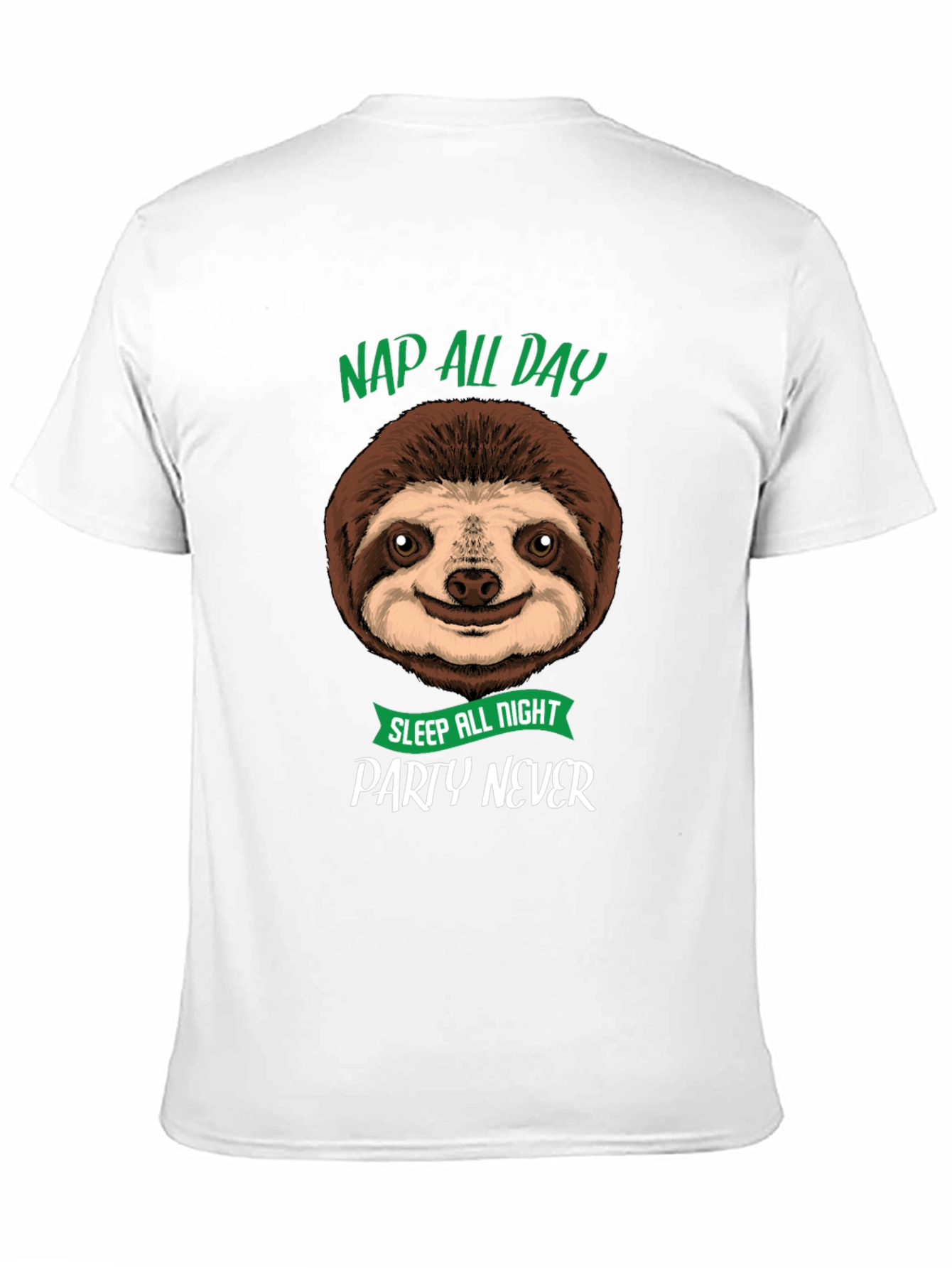 Nap All Day Sloth Graphic Tee