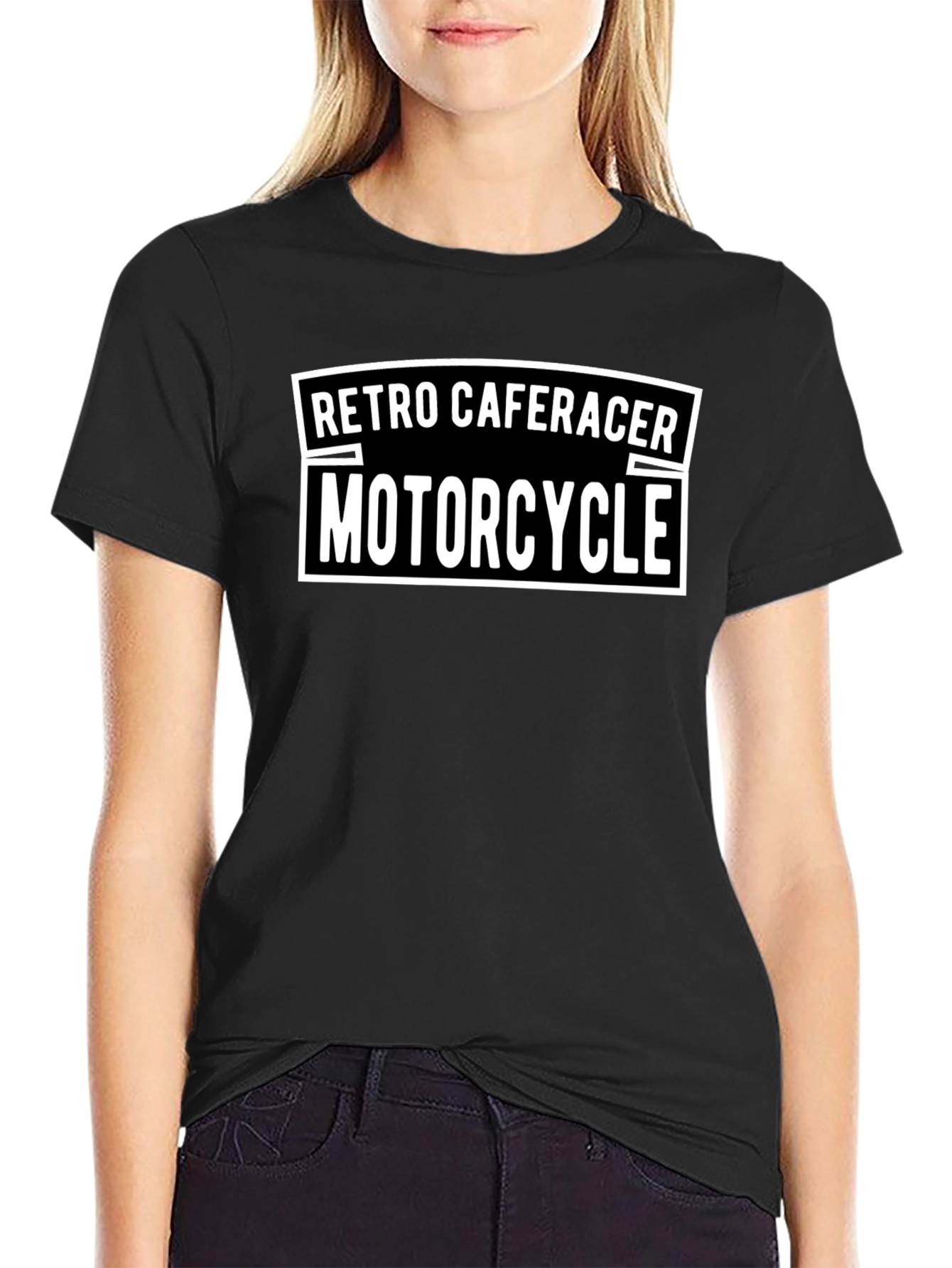 Retro Caferacer Motorcycle T-Shirt