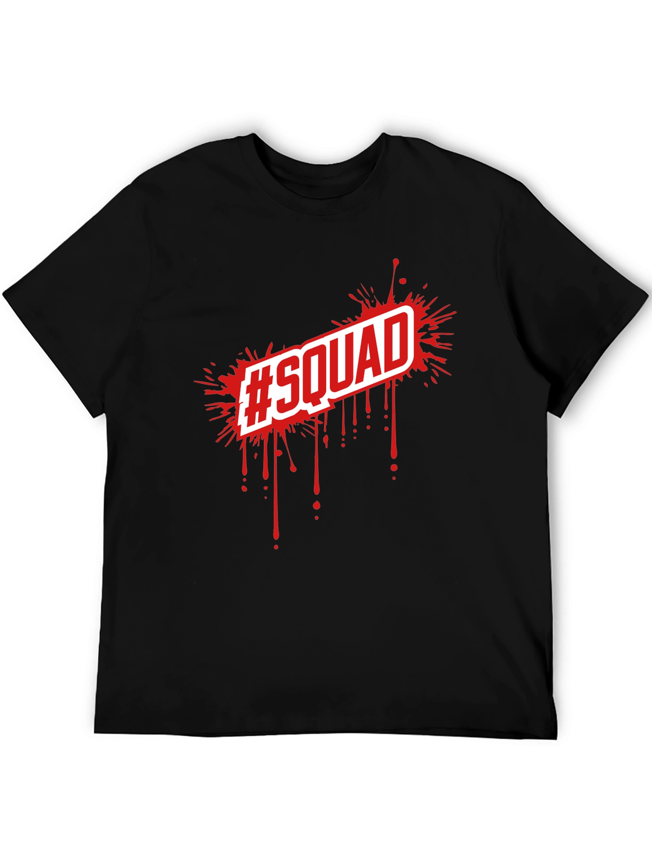Squad Tee - Black Graphic T-Shirt