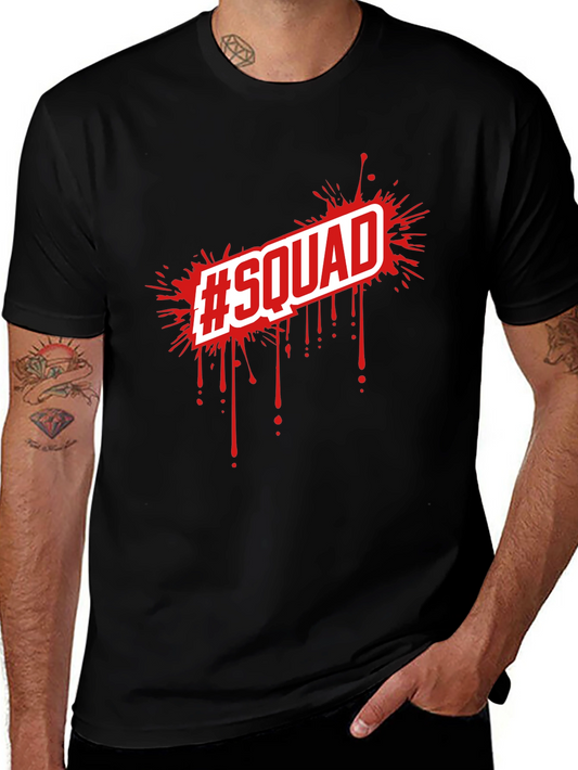 Squad Tee - Black Graphic T-Shirt