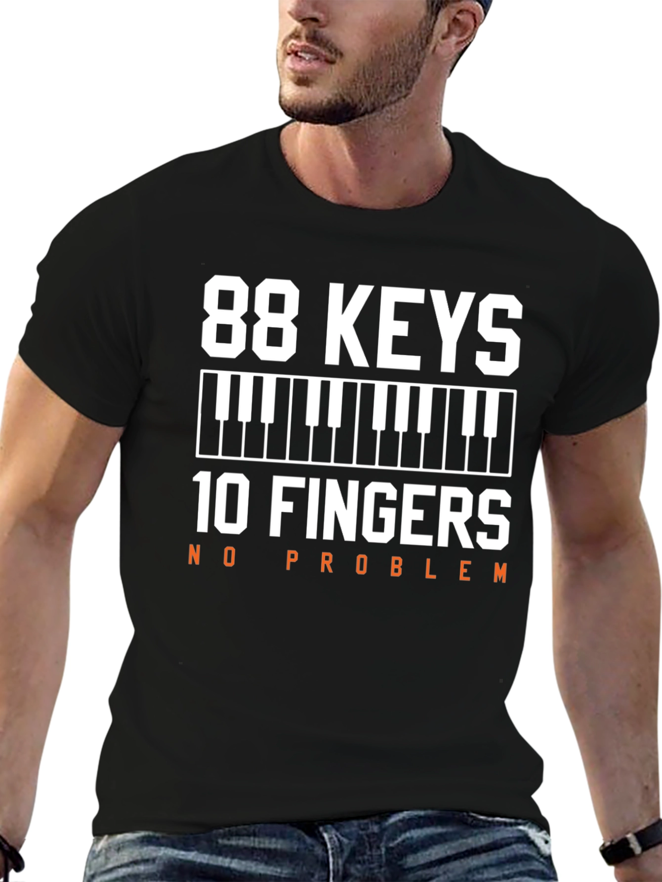 88 Keys 10 Fingers No Problem T-Shirt