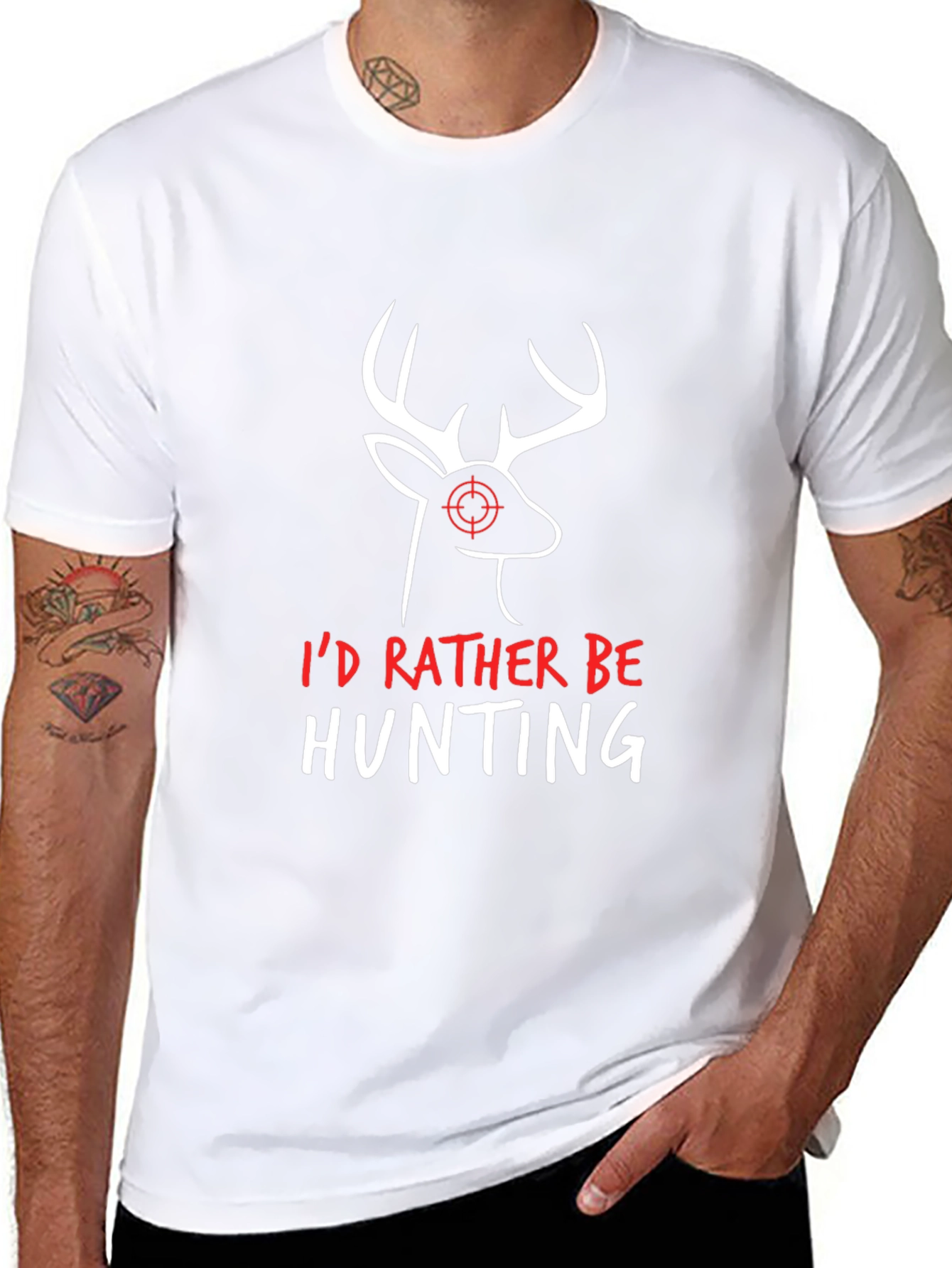 Hunting T-Shirt - Deer Target Graphic
