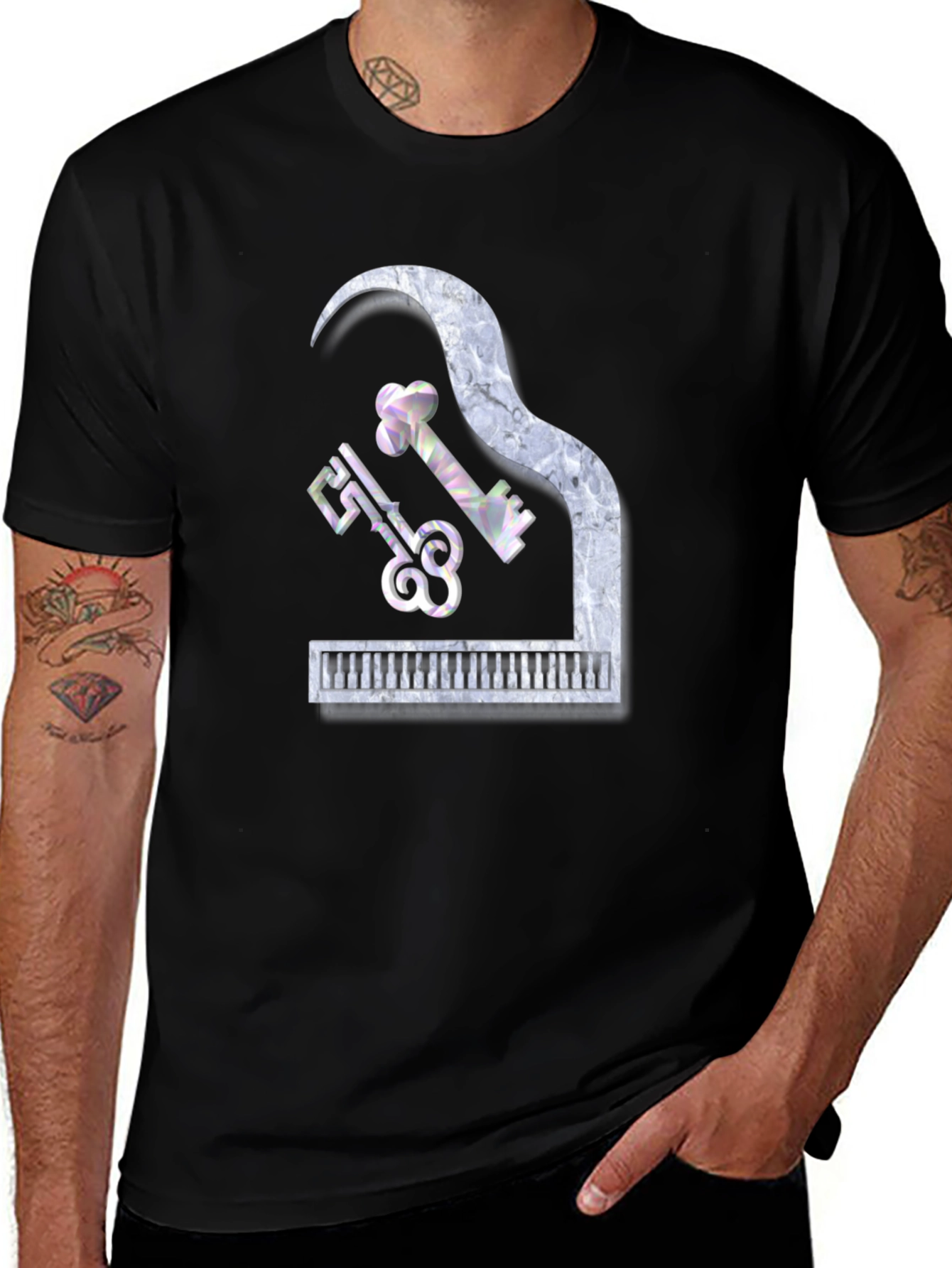 Piano Keys T-Shirt - Music Lovers Tee
