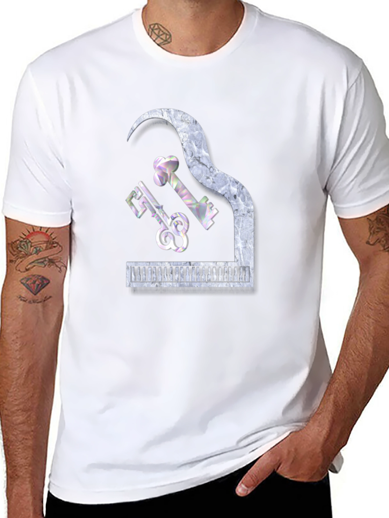 Piano Keys T-Shirt - Music Lovers Tee