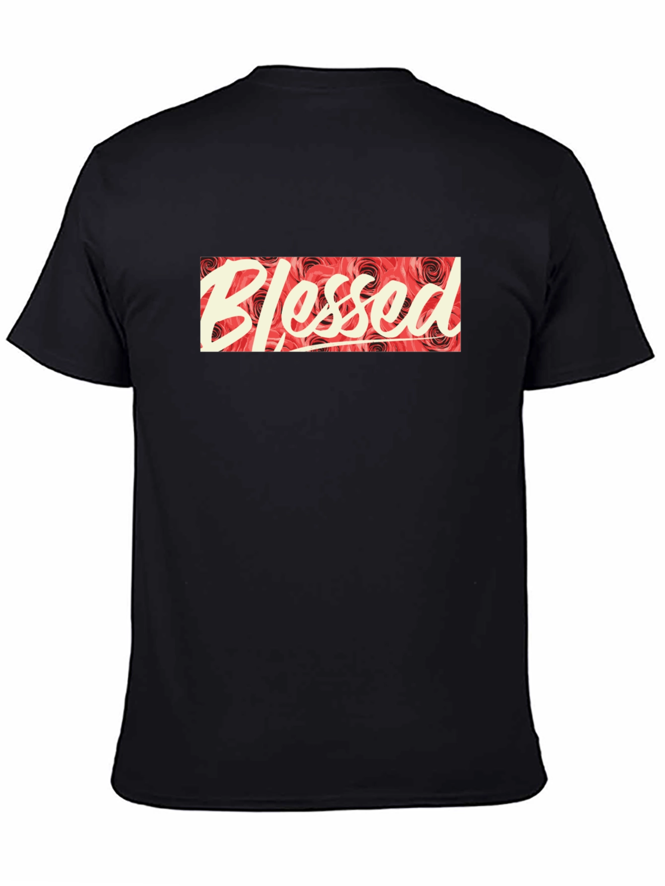 Blessed Floral Graphic Print Tee