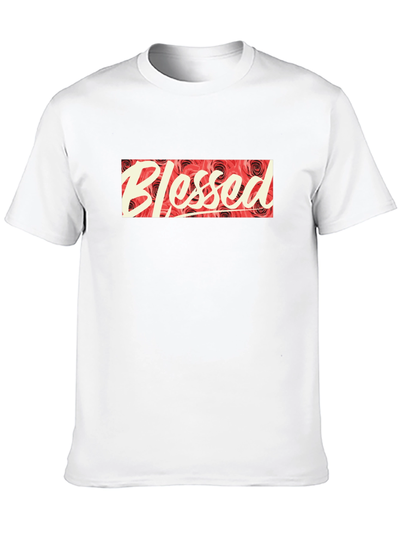 Blessed Floral Graphic Print Tee
