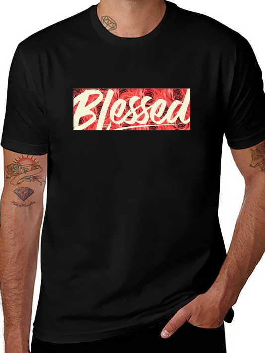 Blessed Floral Graphic Print Tee