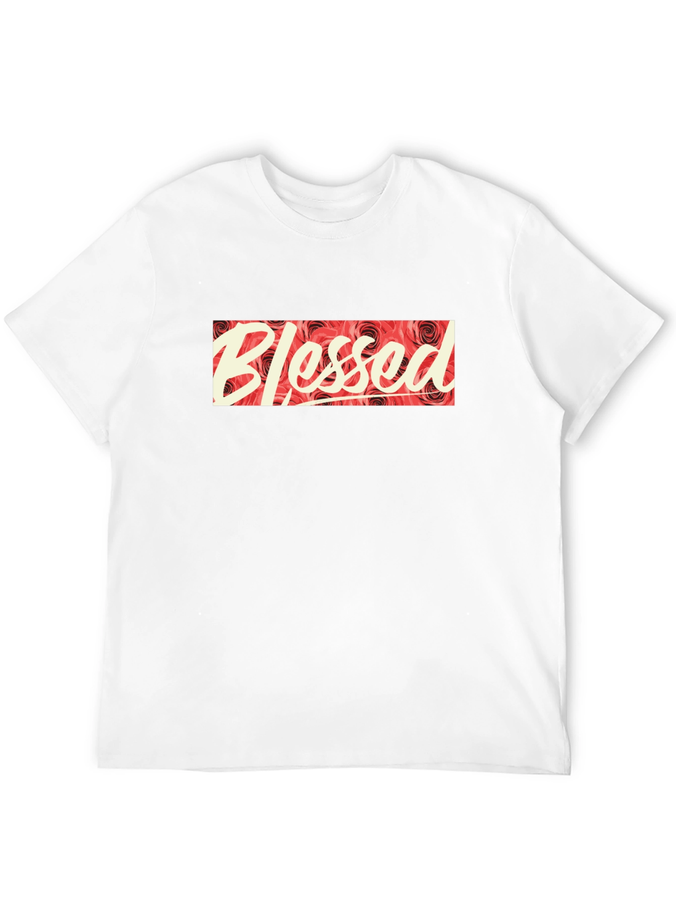Blessed Floral Graphic Print Tee