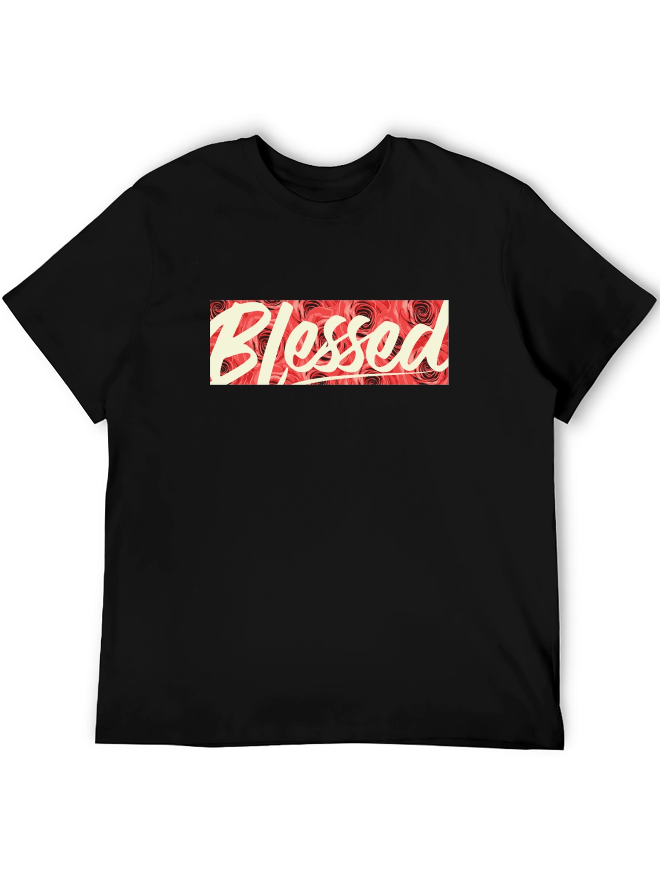 Blessed Floral Graphic Print Tee