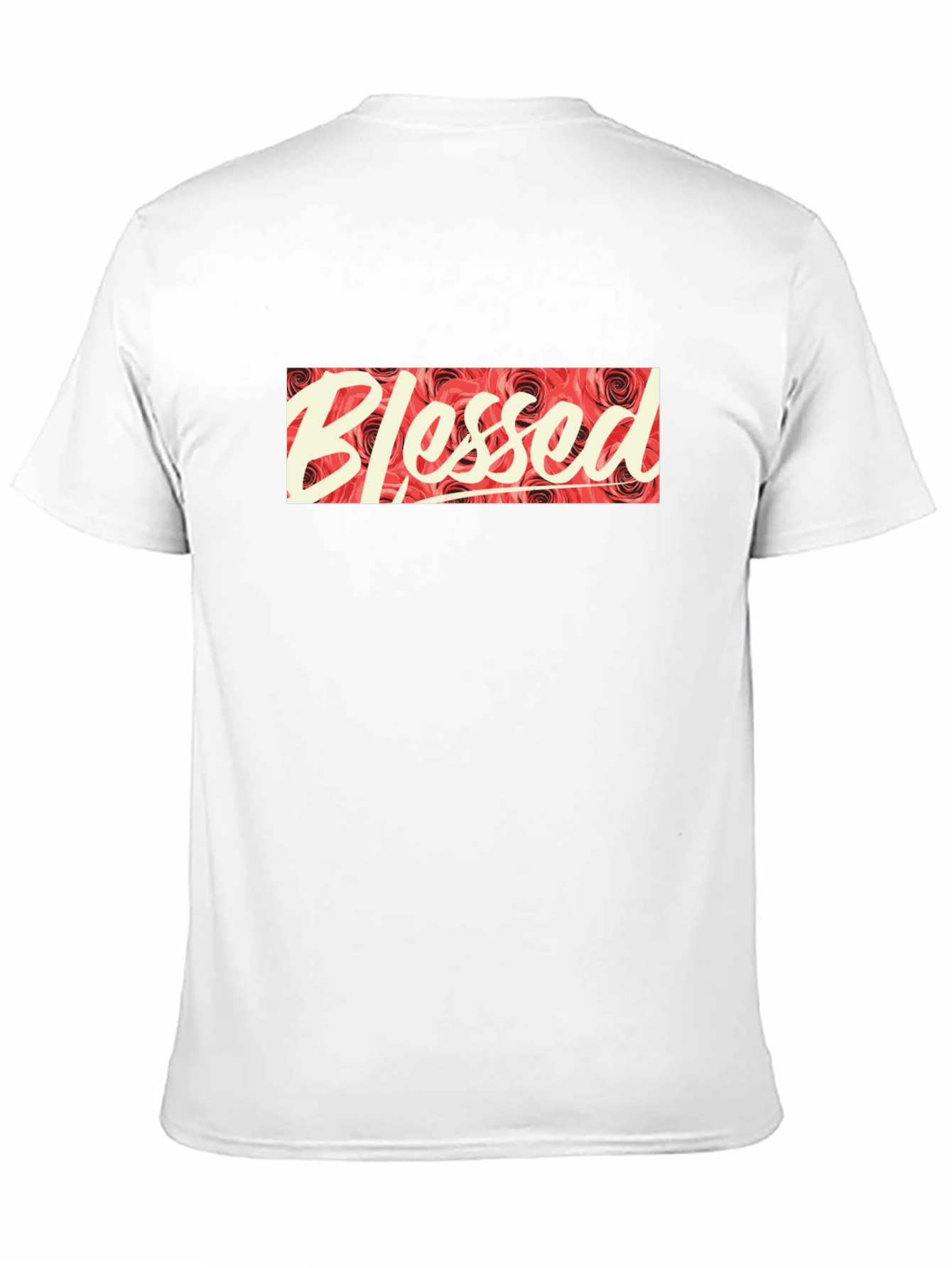 Blessed Floral Graphic Print Tee