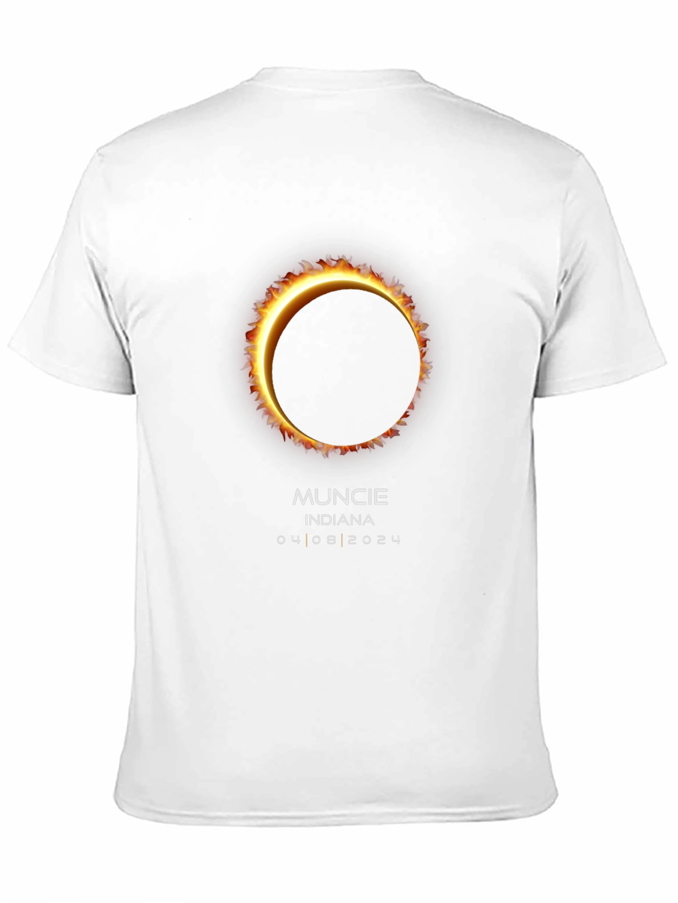 Muncie Indiana 2024 Solar Eclipse T-Shirt