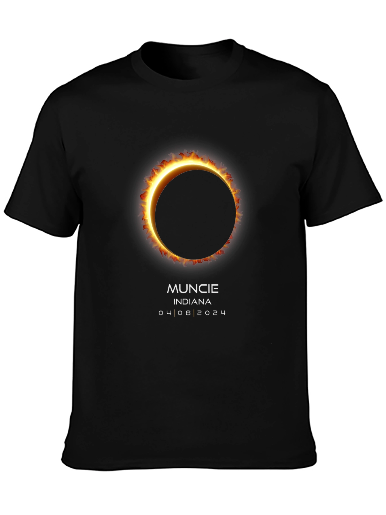 Muncie Indiana 2024 Solar Eclipse T-Shirt