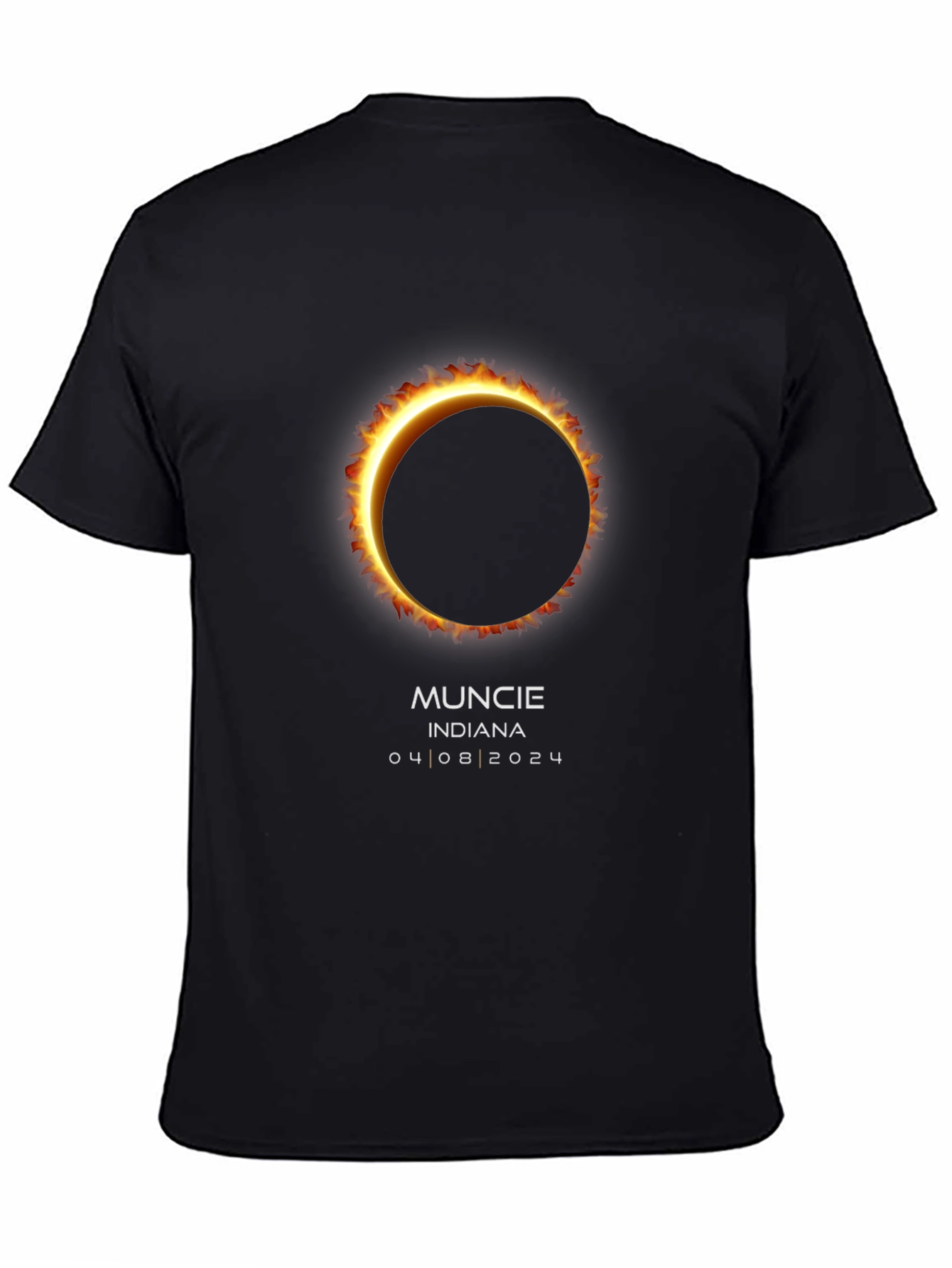 Muncie Indiana 2024 Solar Eclipse T-Shirt