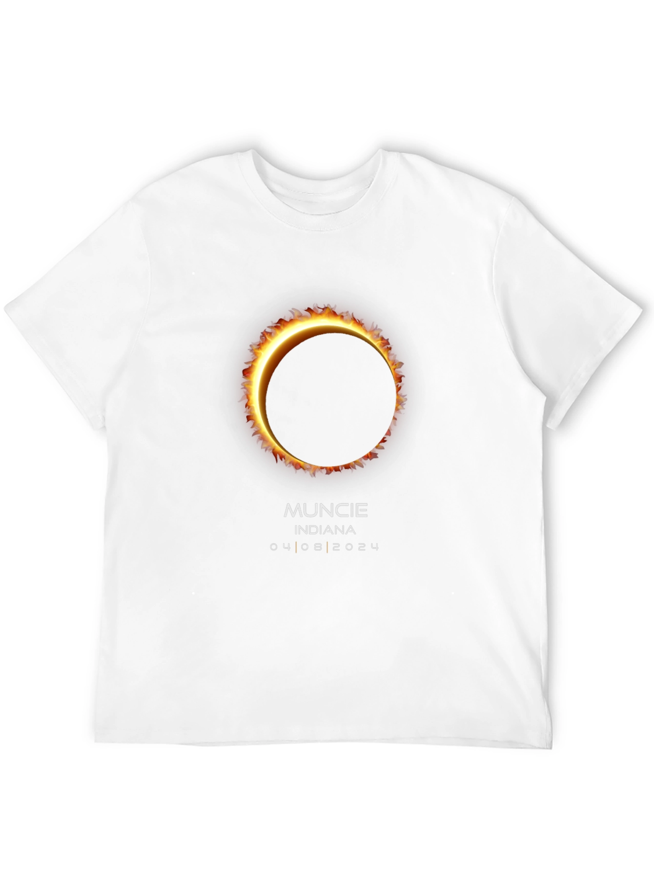 Muncie Indiana 2024 Solar Eclipse T-Shirt