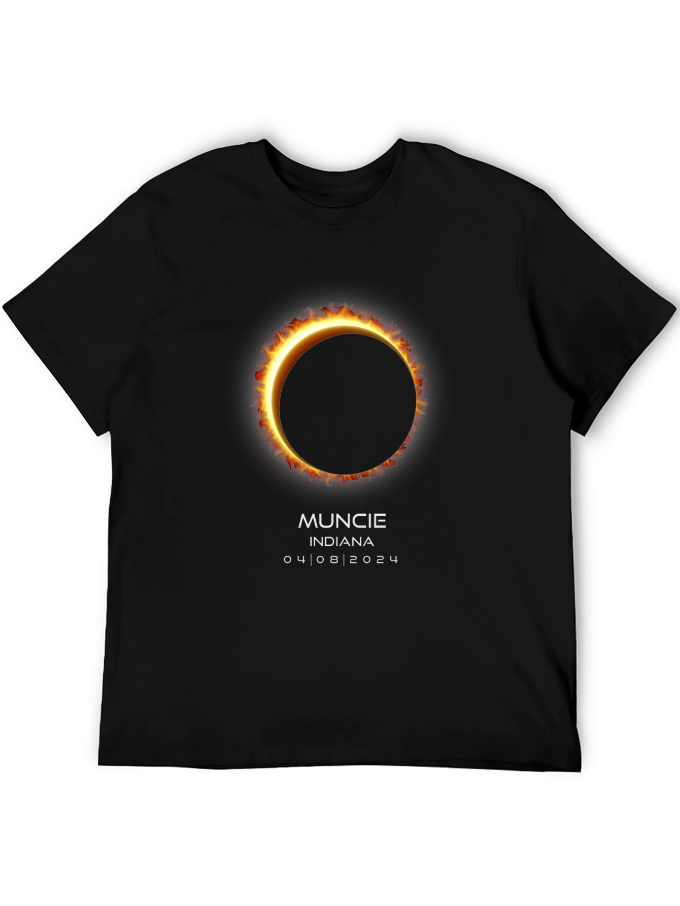 Muncie Indiana 2024 Solar Eclipse T-Shirt