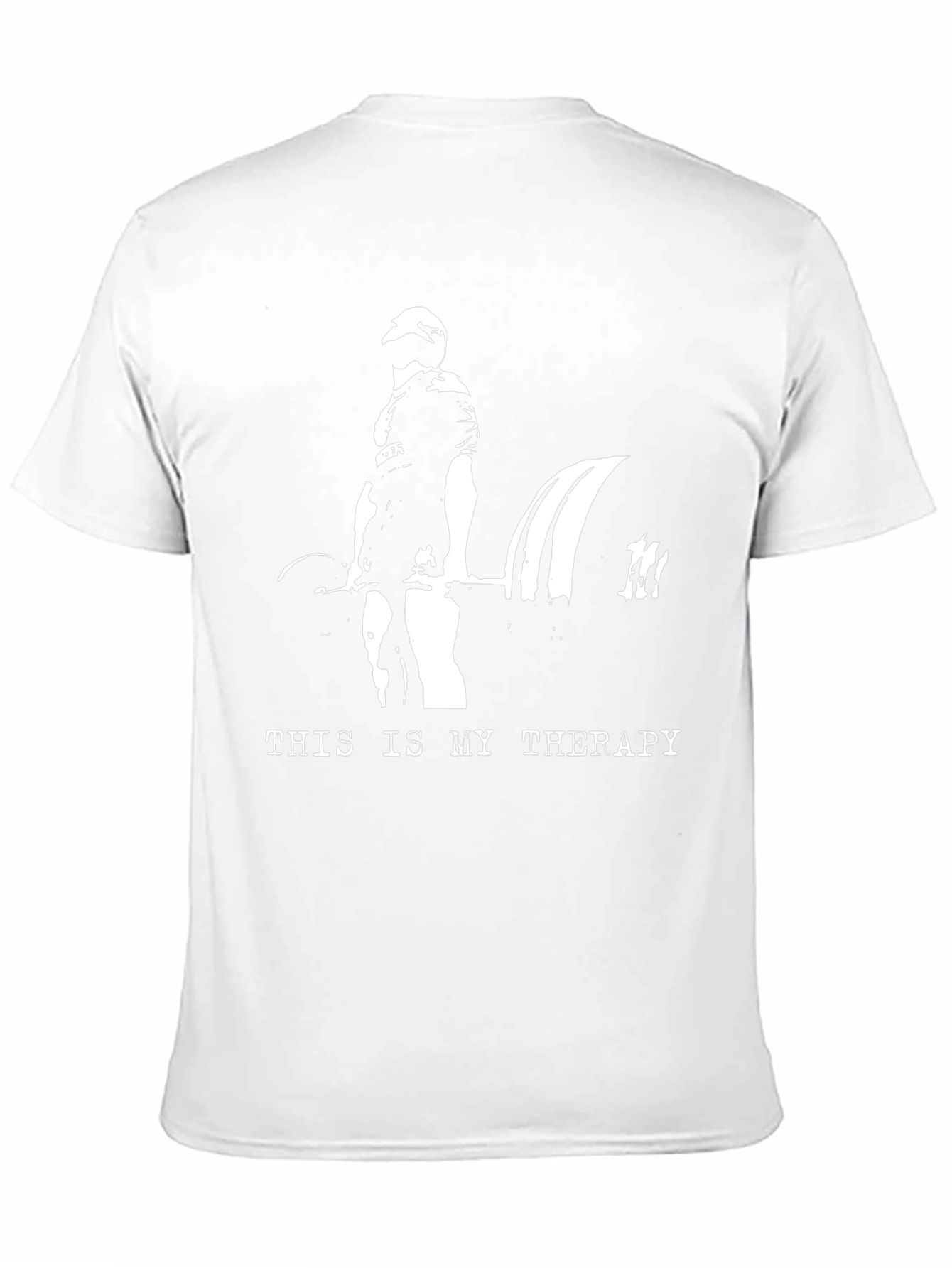 Weightlifting Therapy T-Shirt - Black Gym Tee