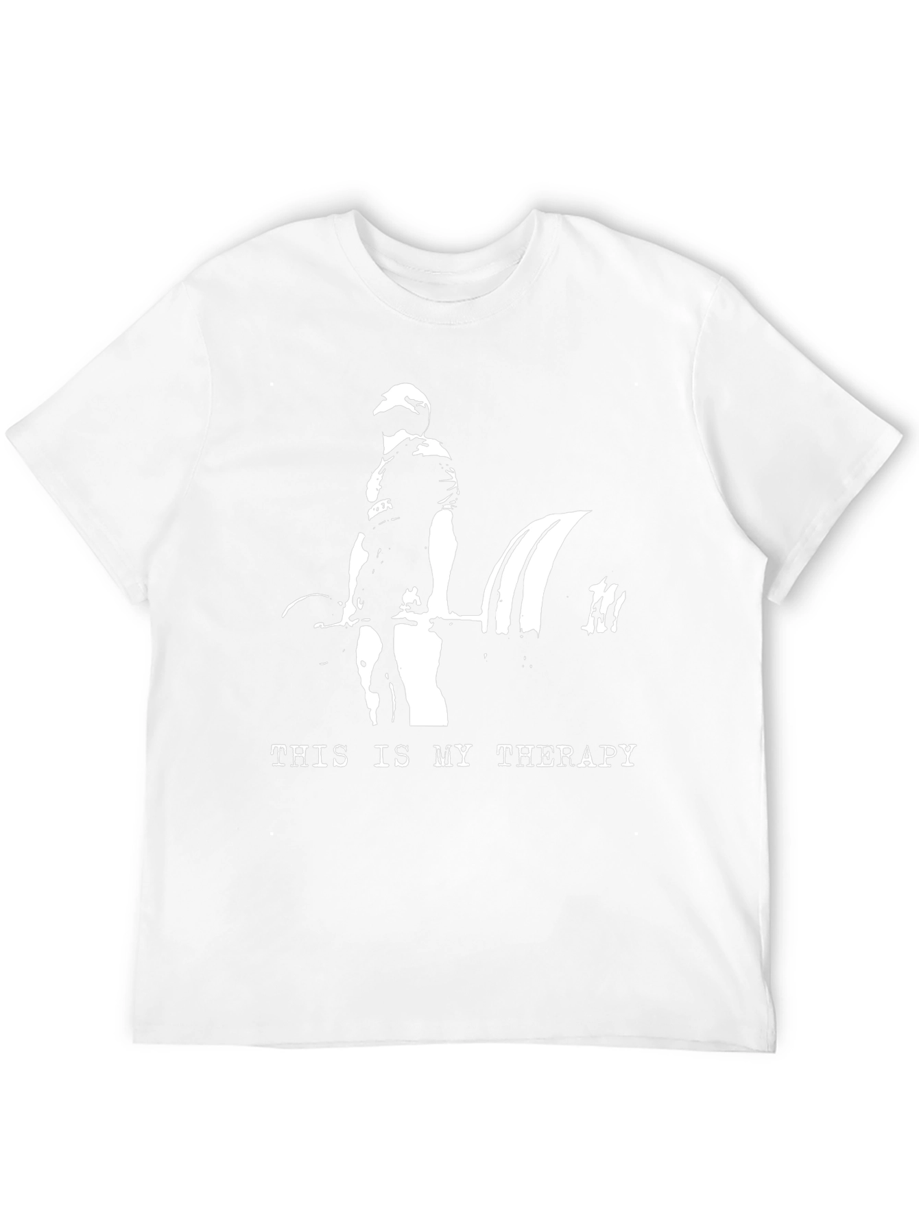 Weightlifting Therapy T-Shirt - Black Gym Tee