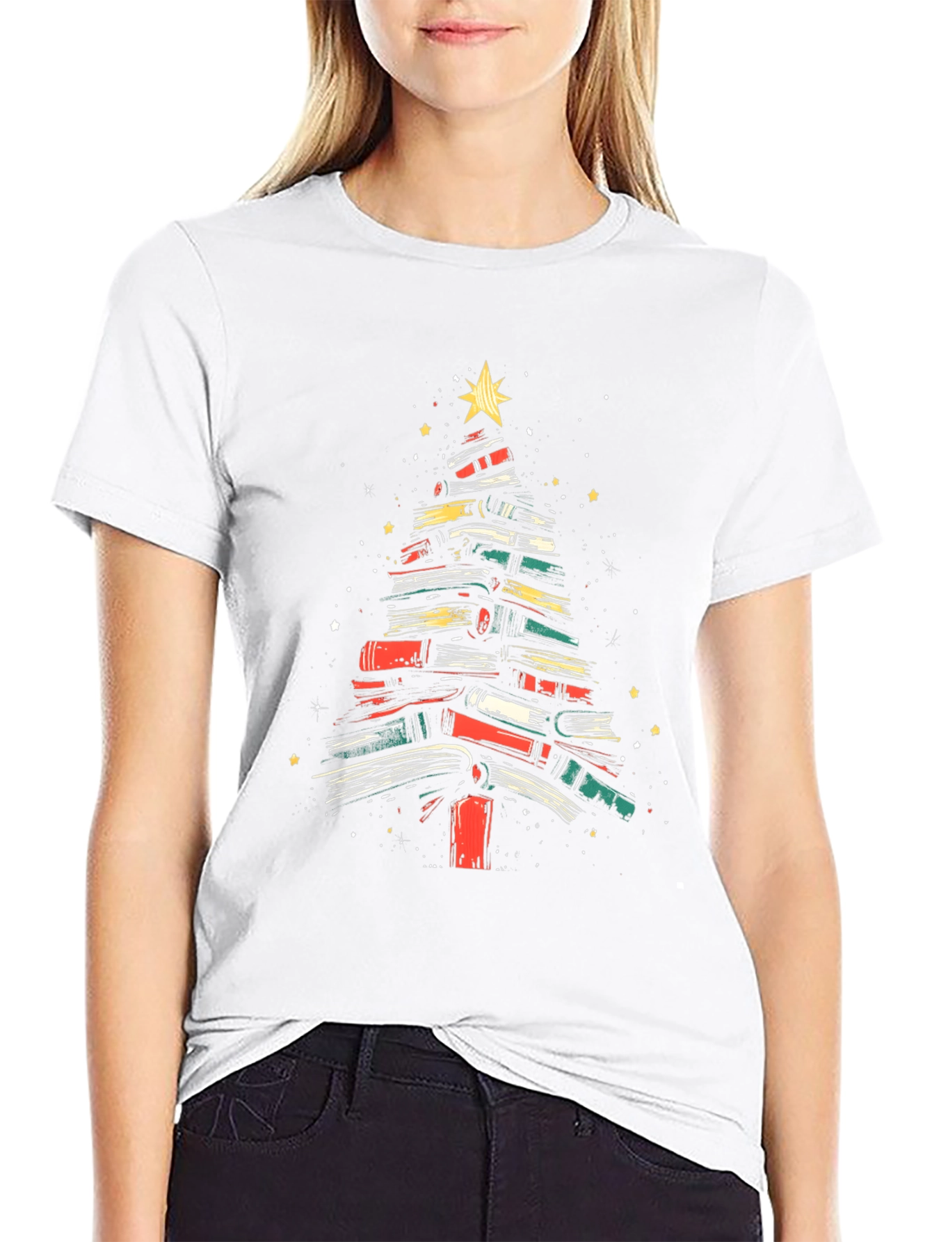 Book Tree Holiday T-Shirt