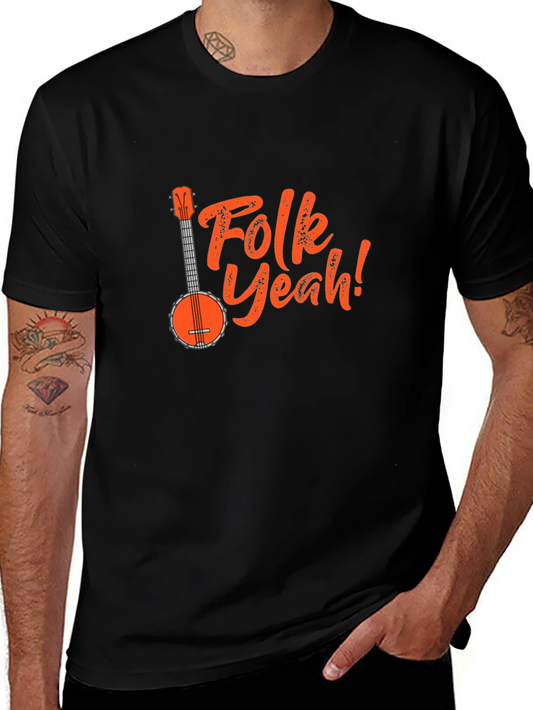 Folk Yeah! Banjo Graphic Tee