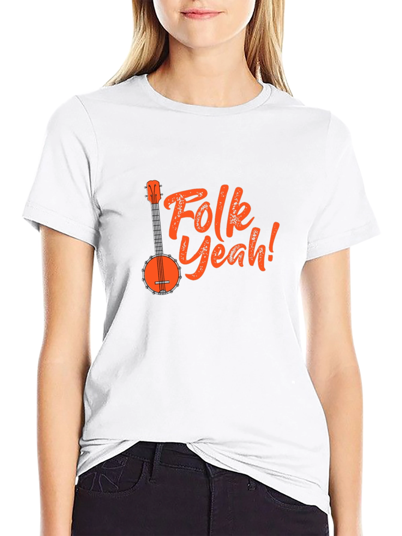 Folk Yeah! Banjo Graphic Tee