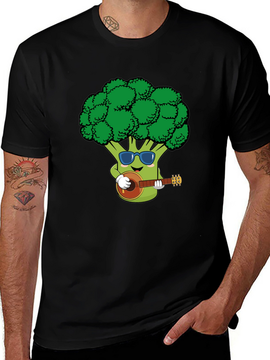 Broccoli Guitarist Graphic Tee