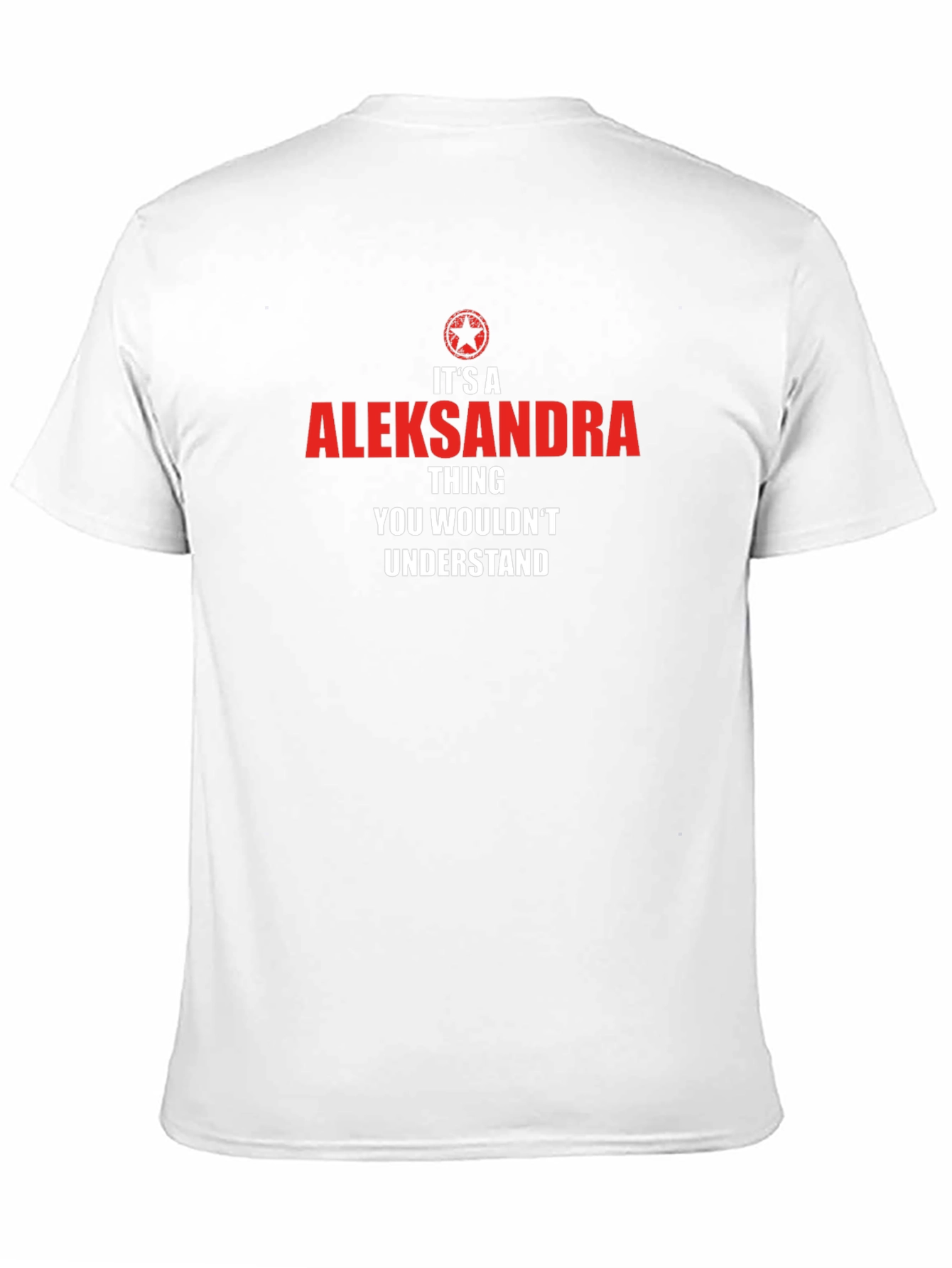 Aleksandra Thing T-Shirt - Personalized Name Tee