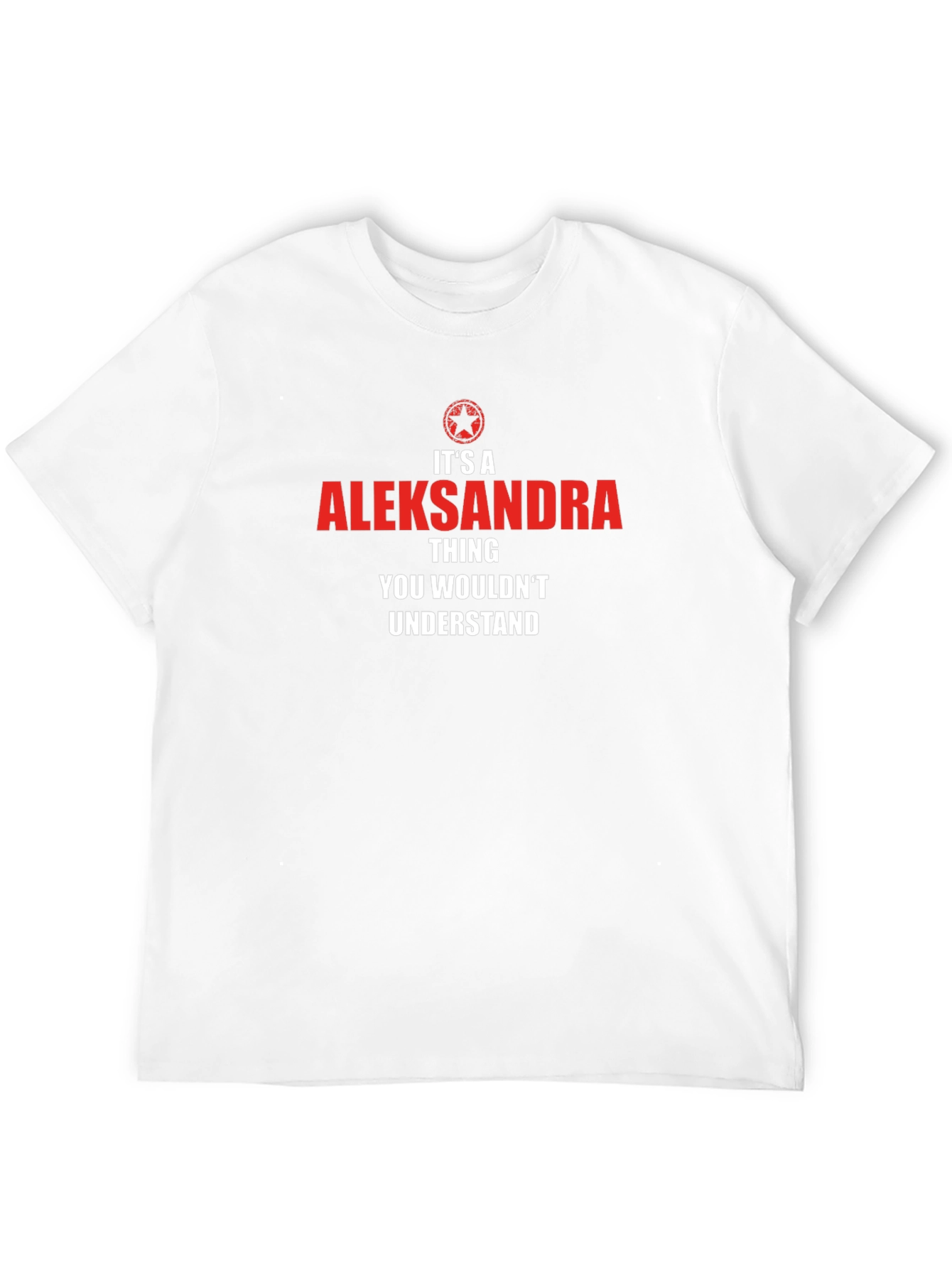 Aleksandra Thing T-Shirt - Personalized Name Tee