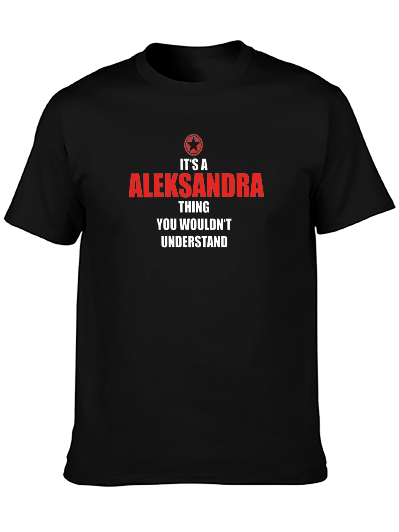 Aleksandra Thing T-Shirt - Personalized Name Tee