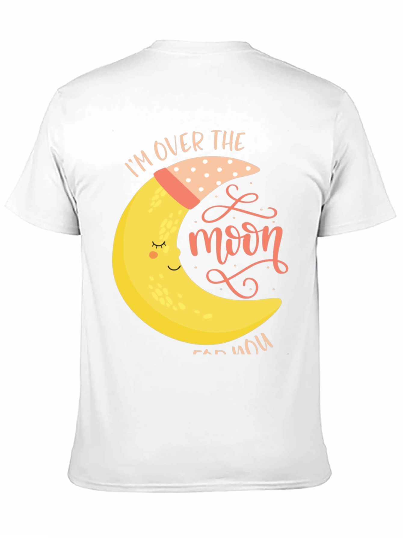 Over the Moon Graphic Tee - Black Cotton T-Shirt