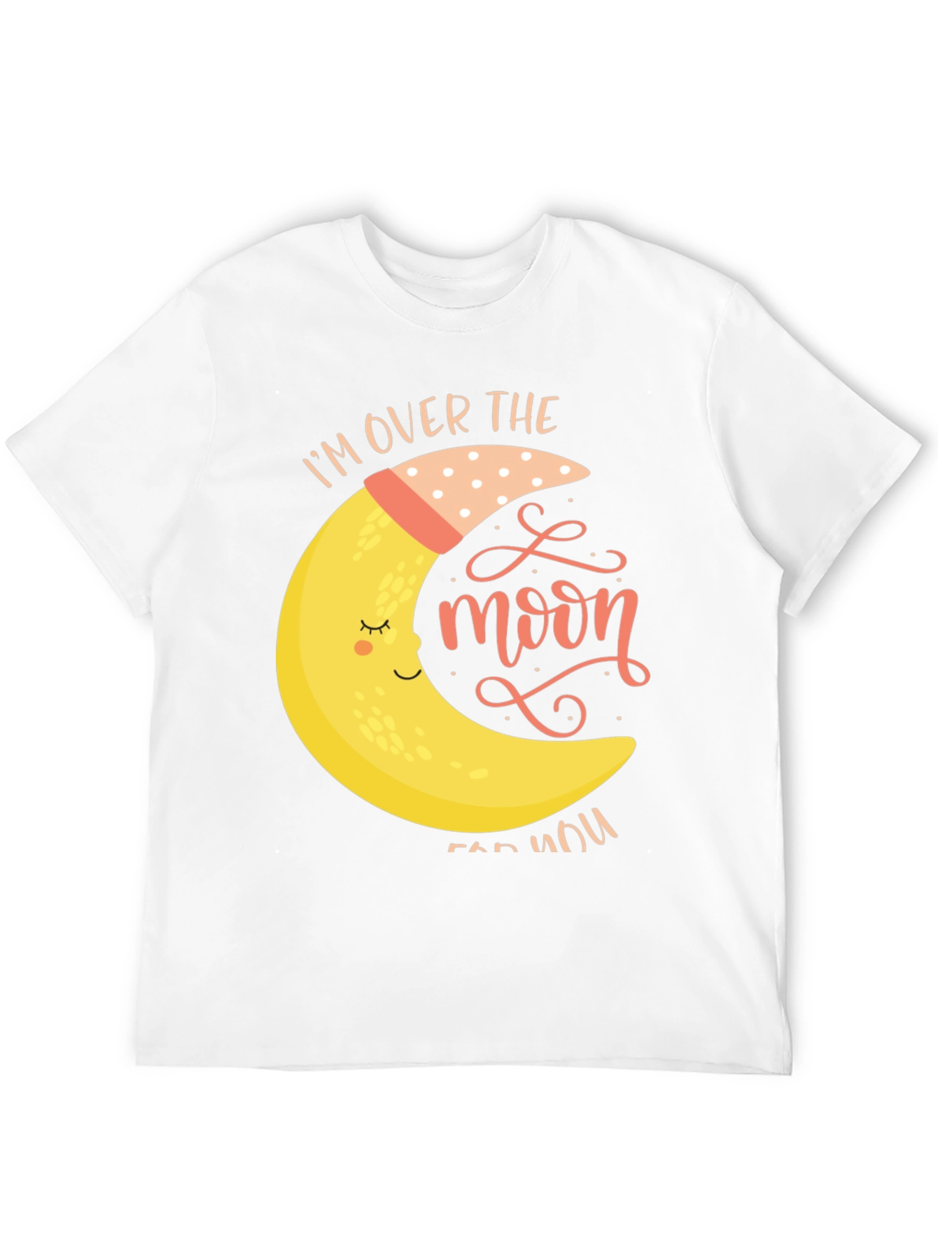 Over the Moon Graphic Tee - Black Cotton T-Shirt