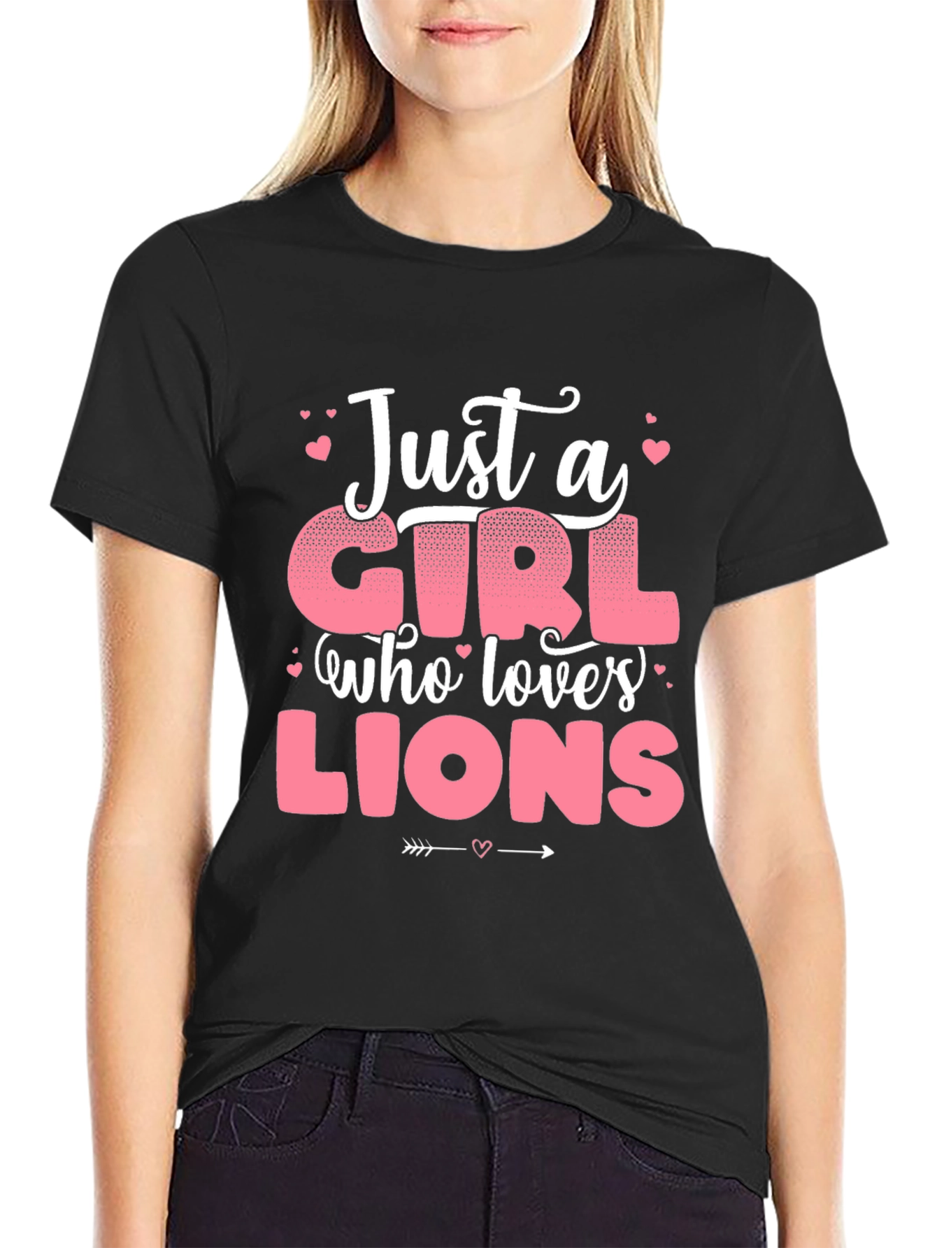 Just a Girl Who Loves Lions T-Shirt