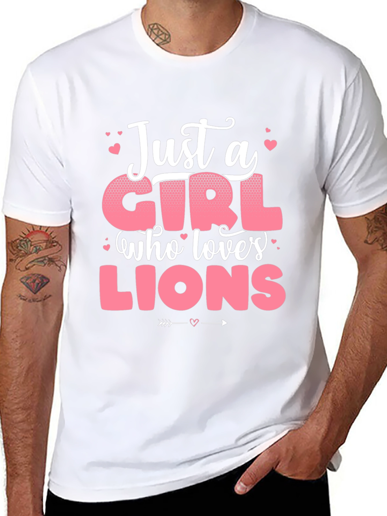 Just a Girl Who Loves Lions T-Shirt