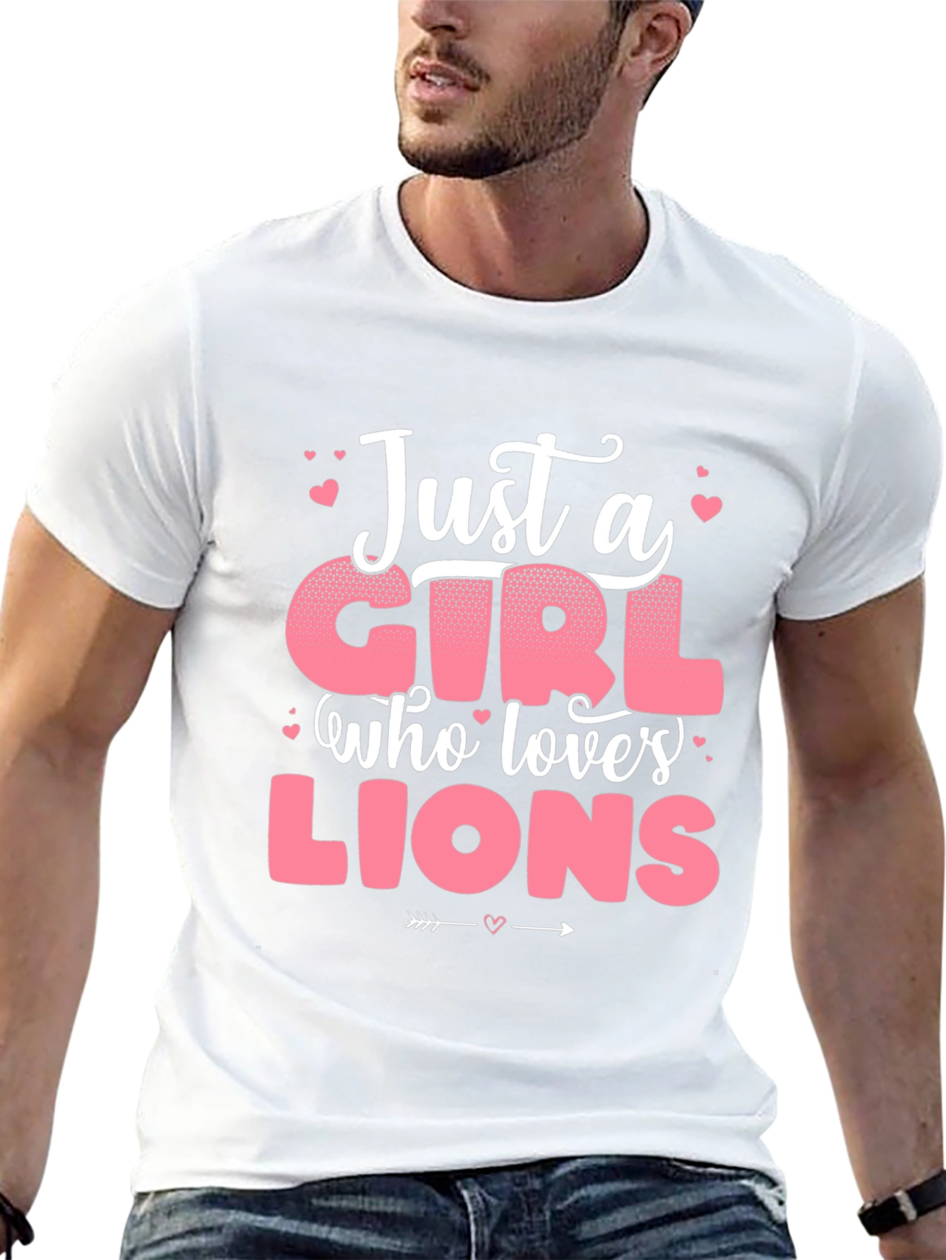 Just a Girl Who Loves Lions T-Shirt