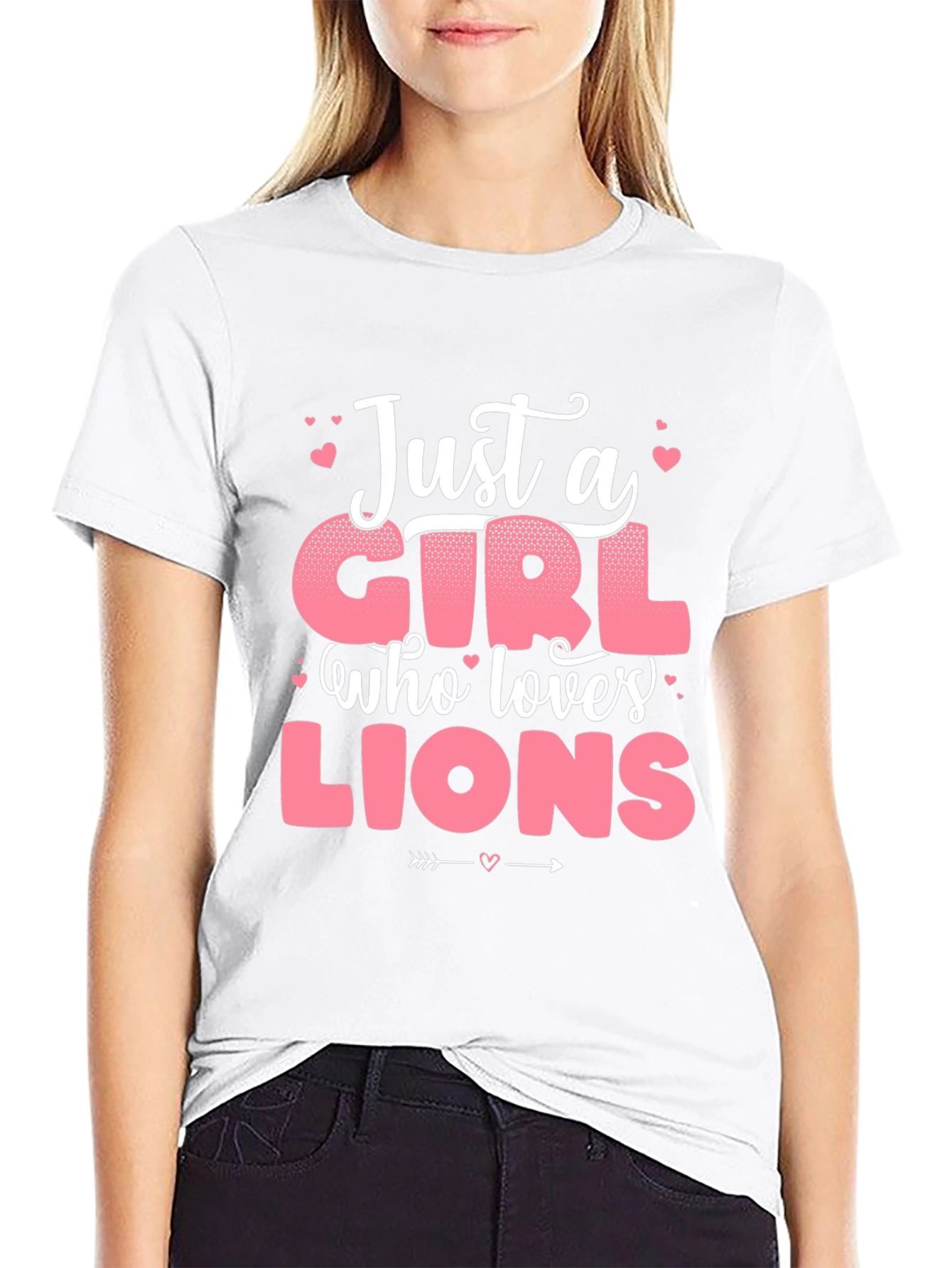 Just a Girl Who Loves Lions T-Shirt