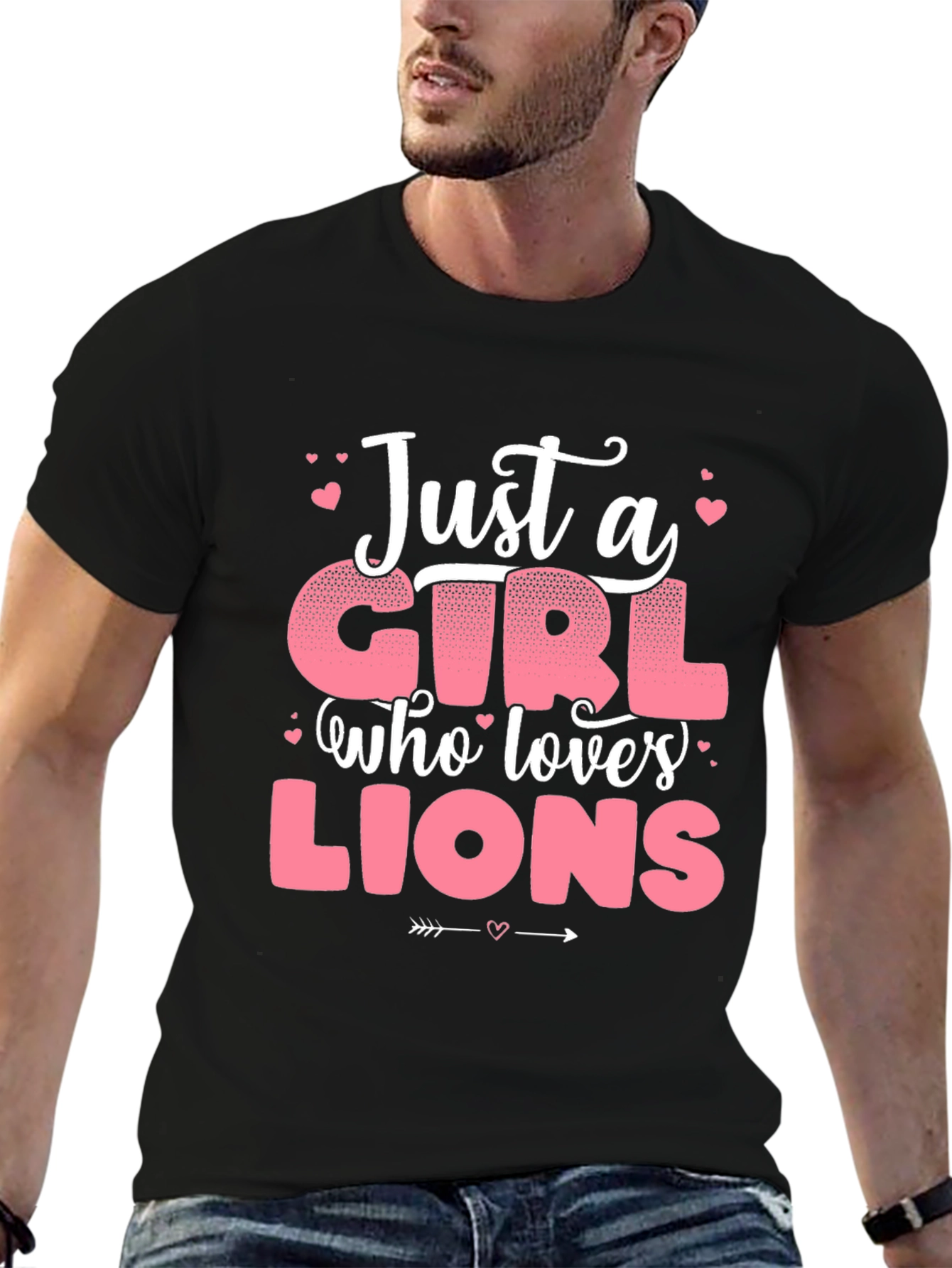 Just a Girl Who Loves Lions T-Shirt